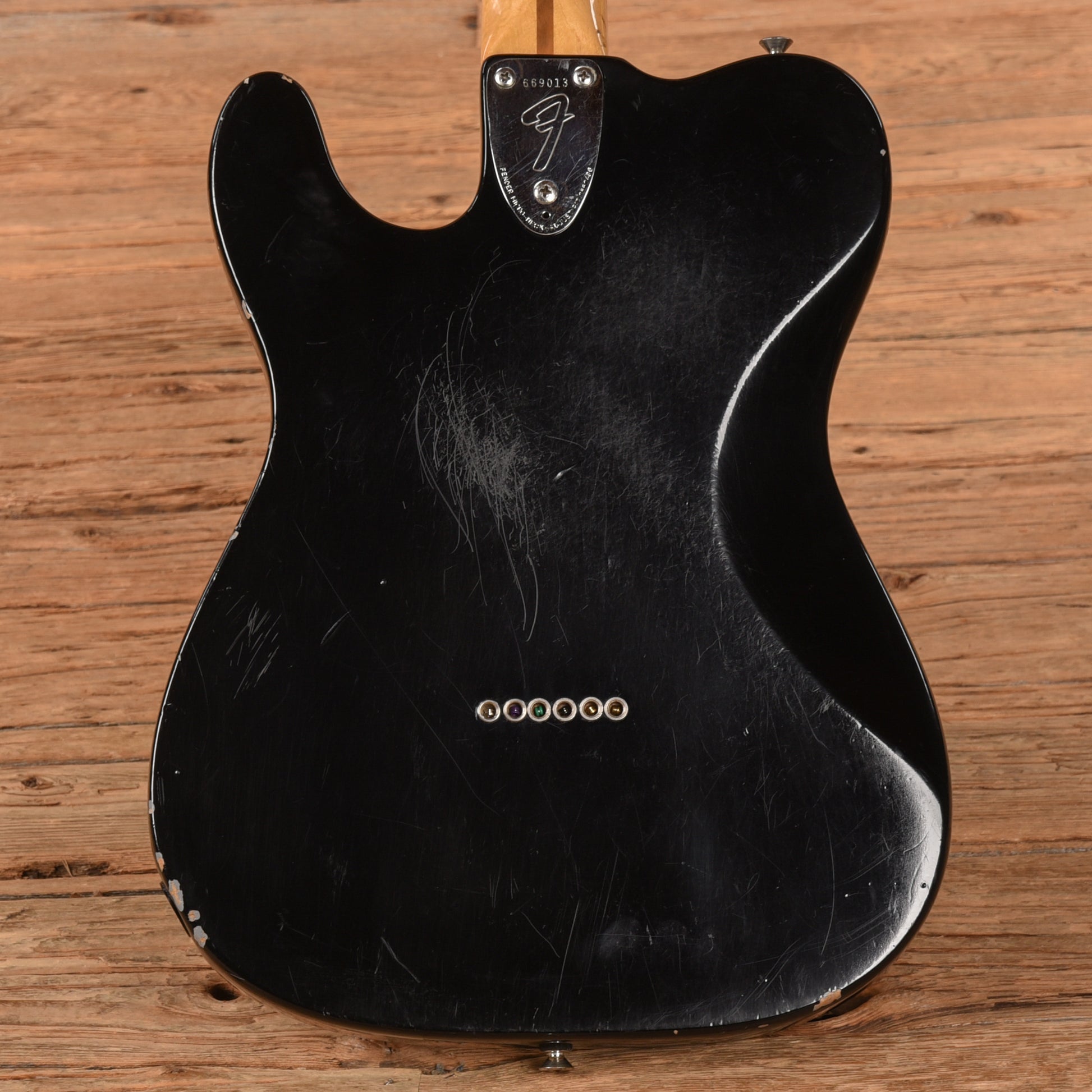 Fender Telecaster Deluxe Black 1975 Electric Guitars / Solid Body
