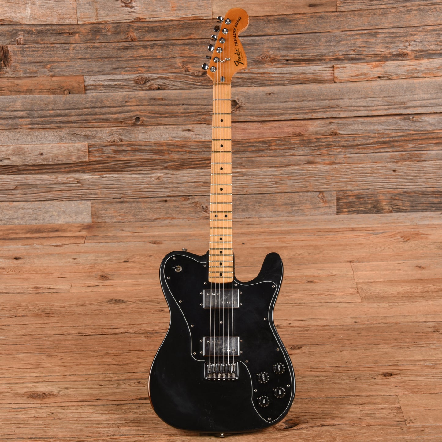 Fender Telecaster Deluxe Black 1978 Electric Guitars / Solid Body