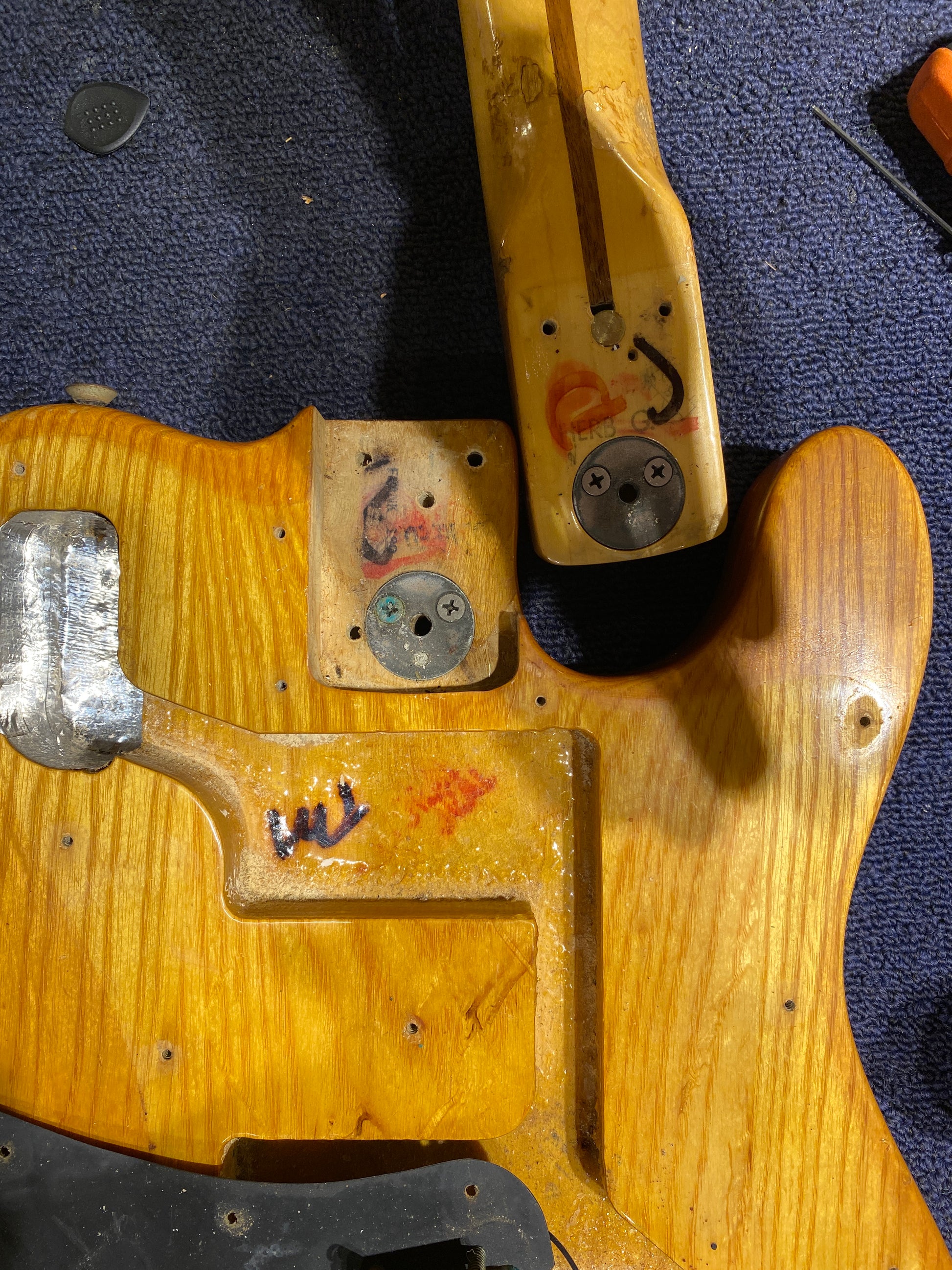 Fender Telecaster Deluxe Natural 1974 Electric Guitars / Solid Body