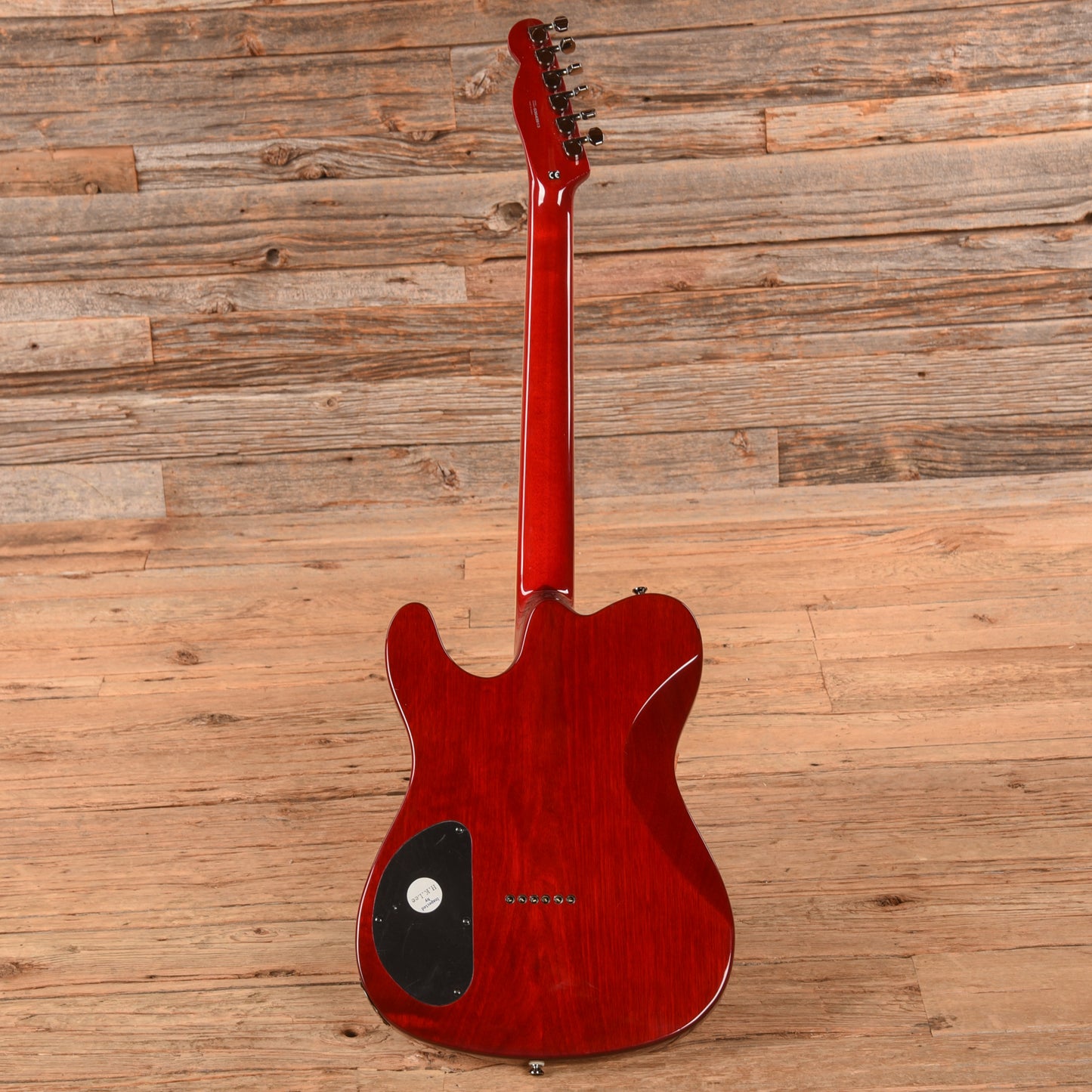 Fender Telecaster FMT HH Crimson Red Transparent Electric Guitars / Solid Body