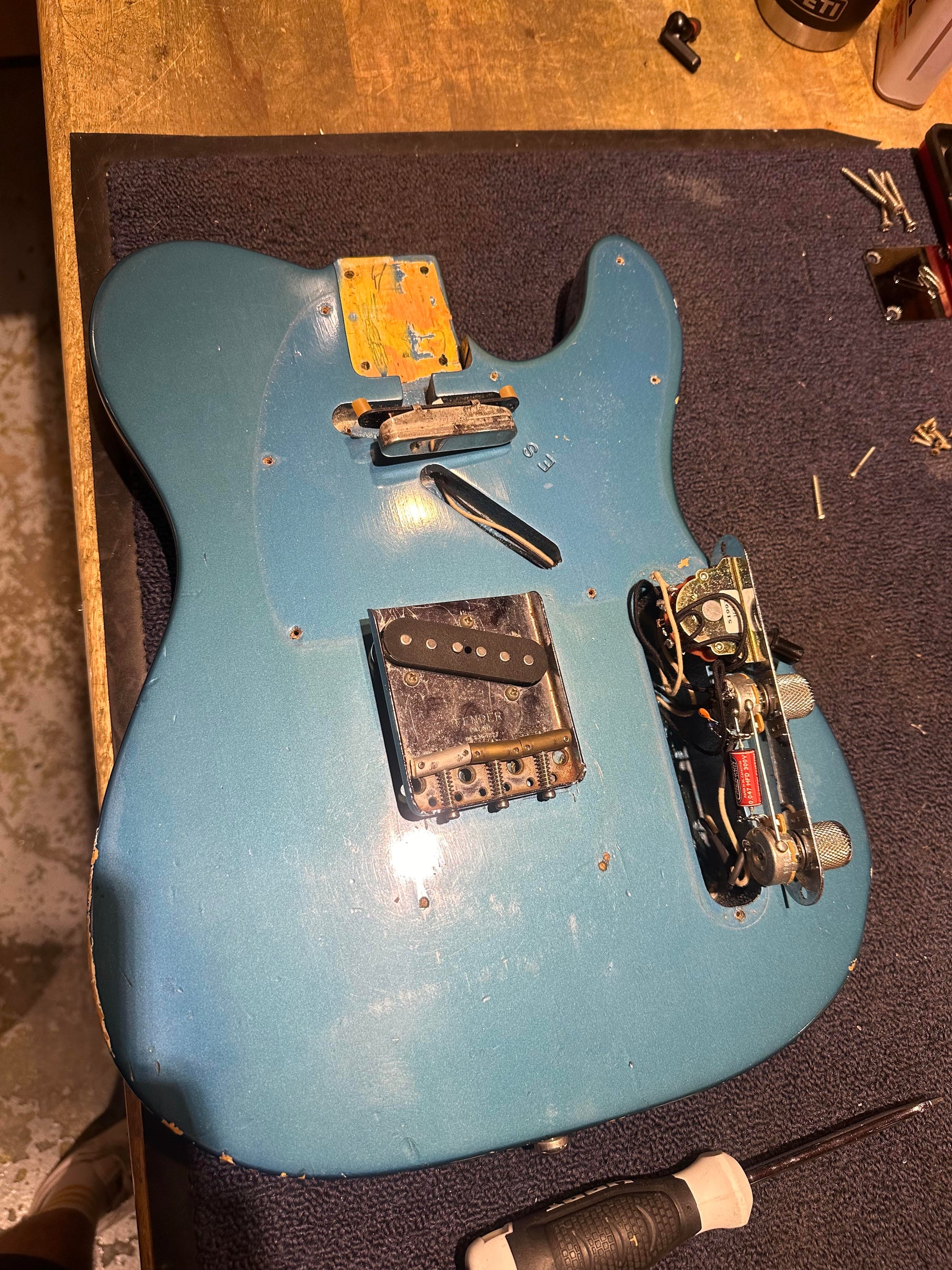 Fender Telecaster Lake Placid Blue 1966 Electric Guitars / Solid Body