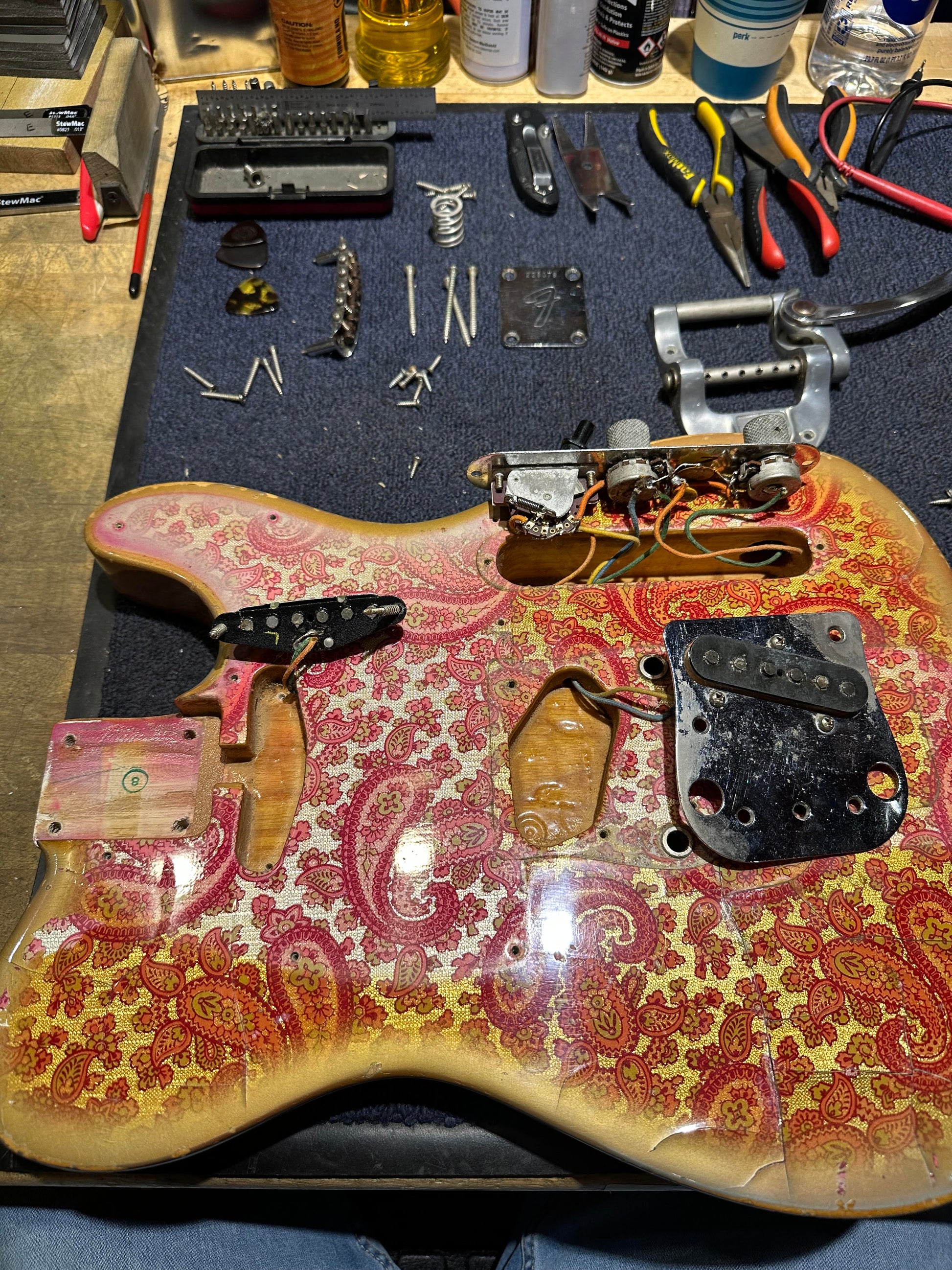Fender Telecaster Paisley 1969 Electric Guitars / Solid Body