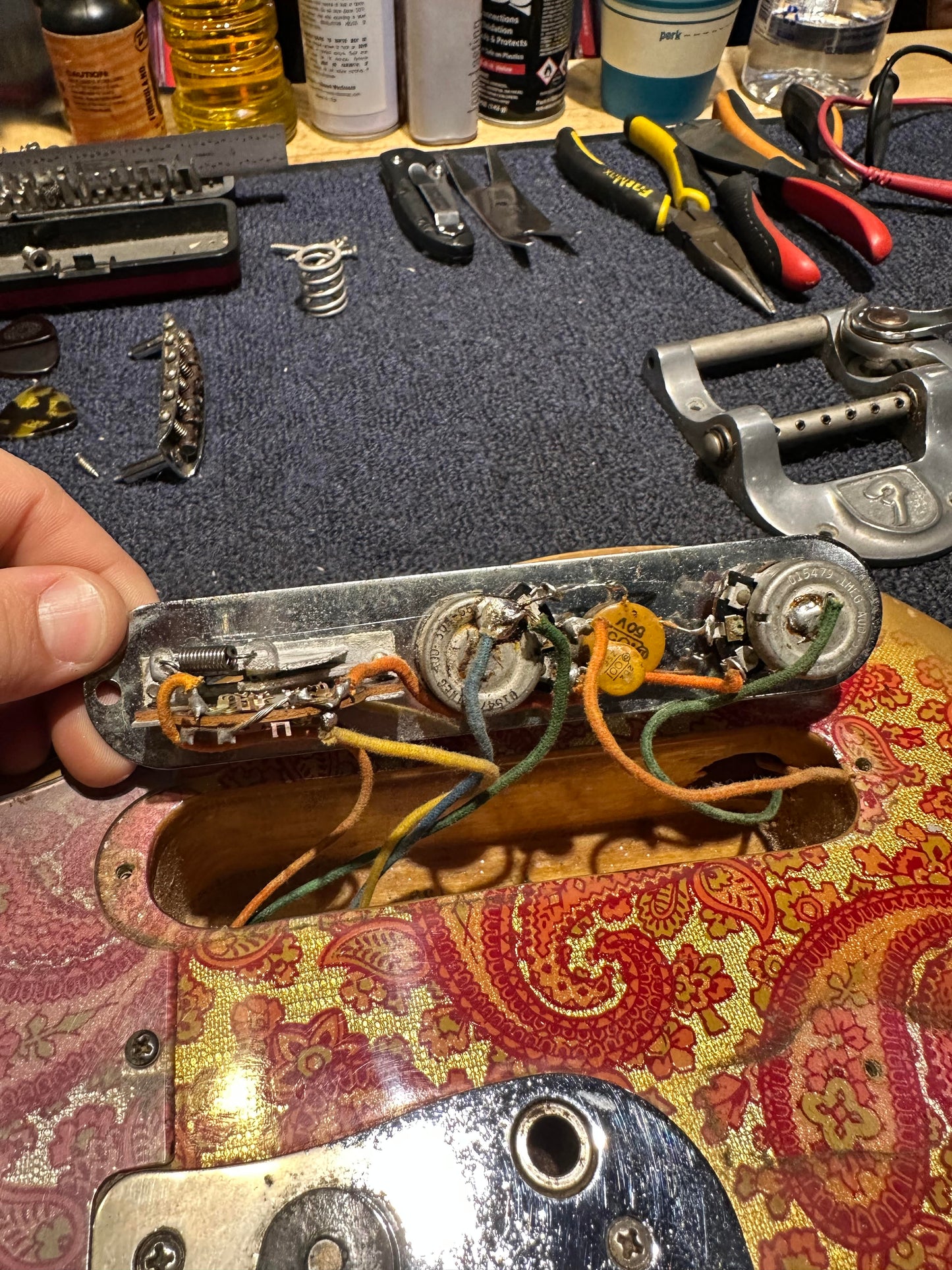 Fender Telecaster Paisley 1969 Electric Guitars / Solid Body