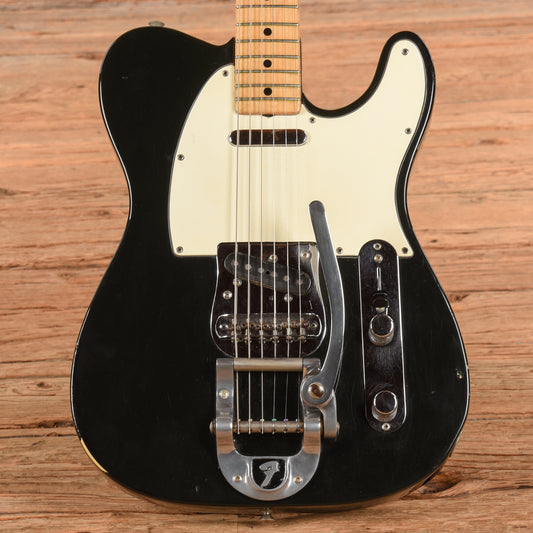 Fender Telecaster w/ Bigsby Black 1969 - Dave Amato of REO Speedwagon Electric Guitars / Solid Body