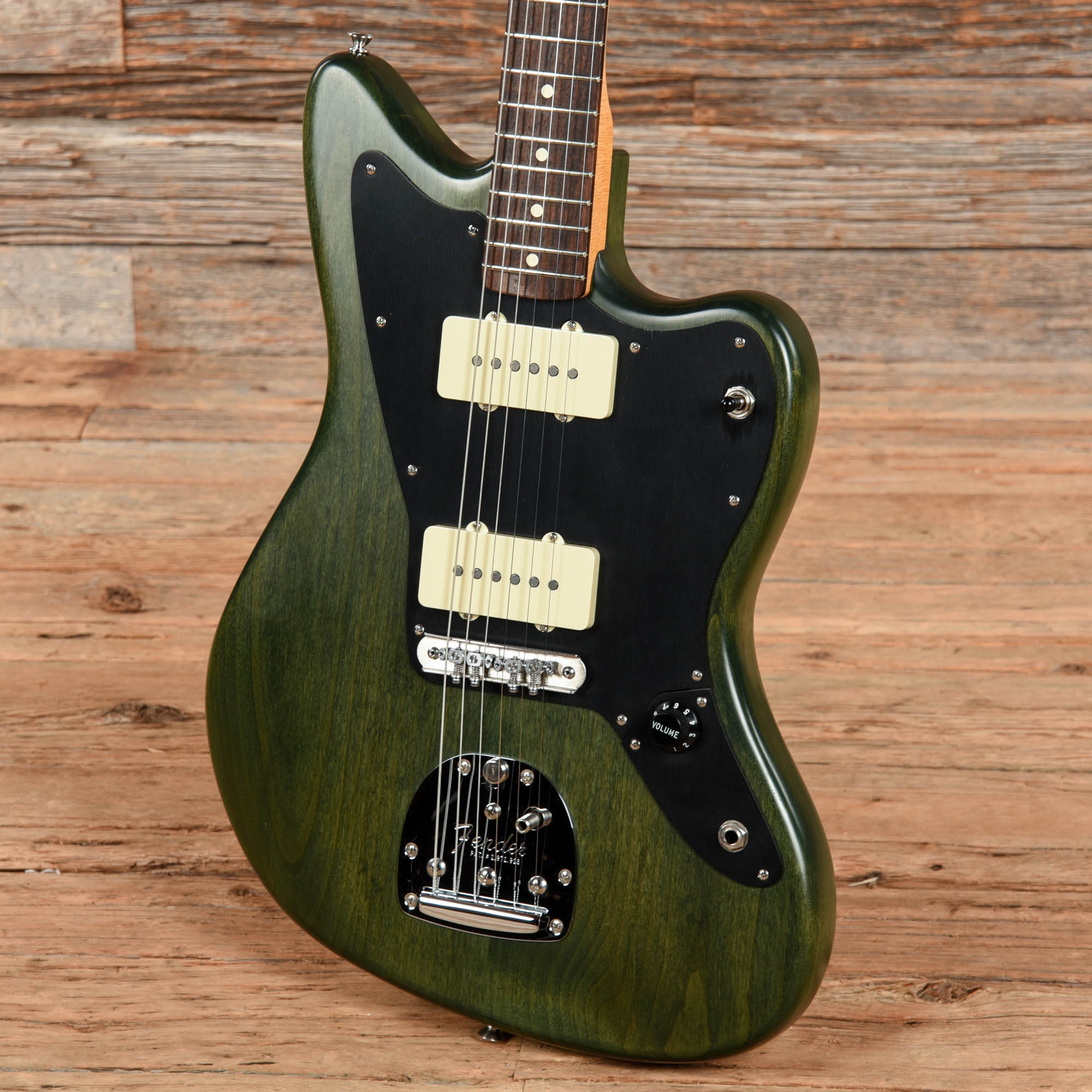 Fender Thurston Moore Signature Jazzmaster Forest Green Transparent 2009 Electric Guitars / Solid Body