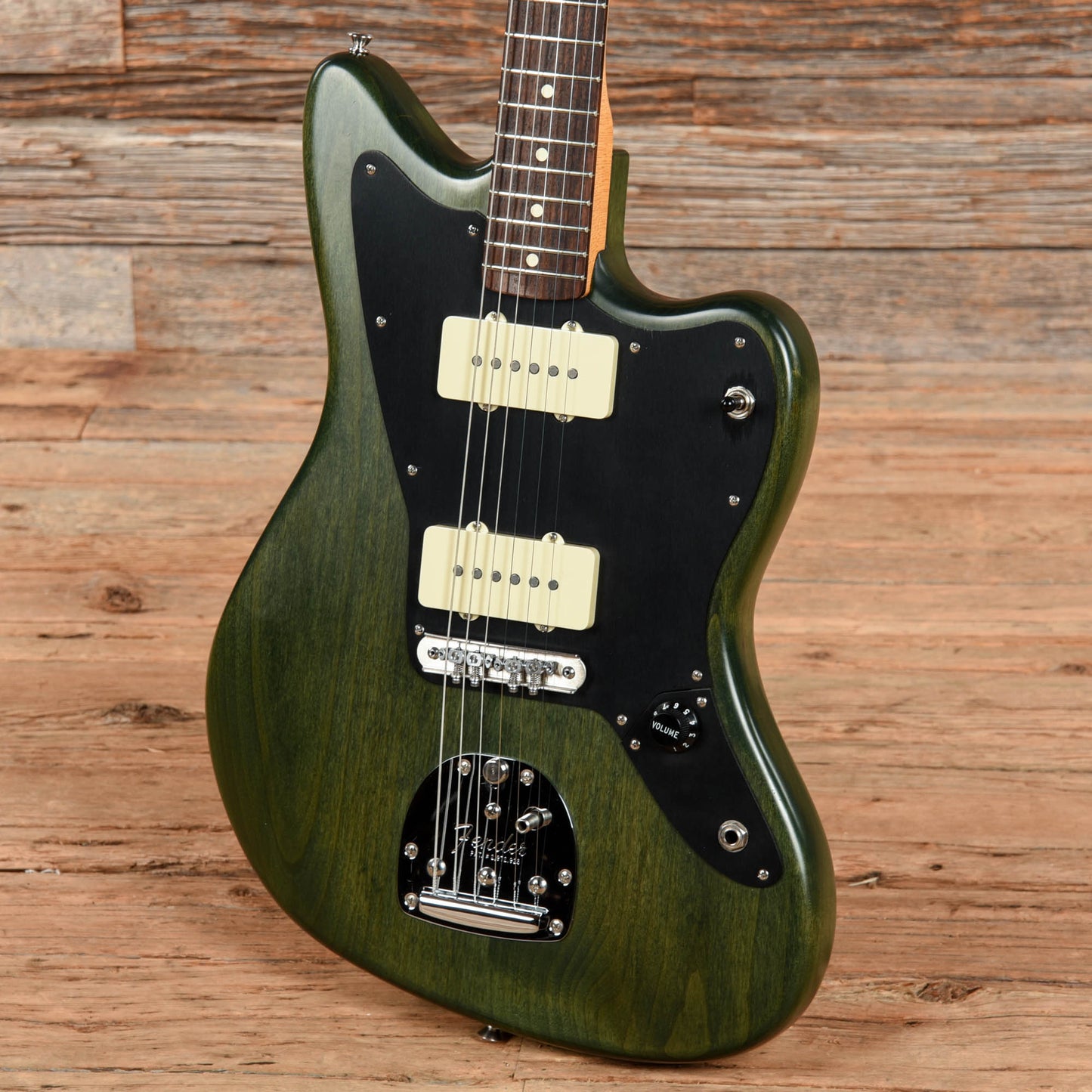 Fender Thurston Moore Signature Jazzmaster Forest Green Transparent 2009 Electric Guitars / Solid Body