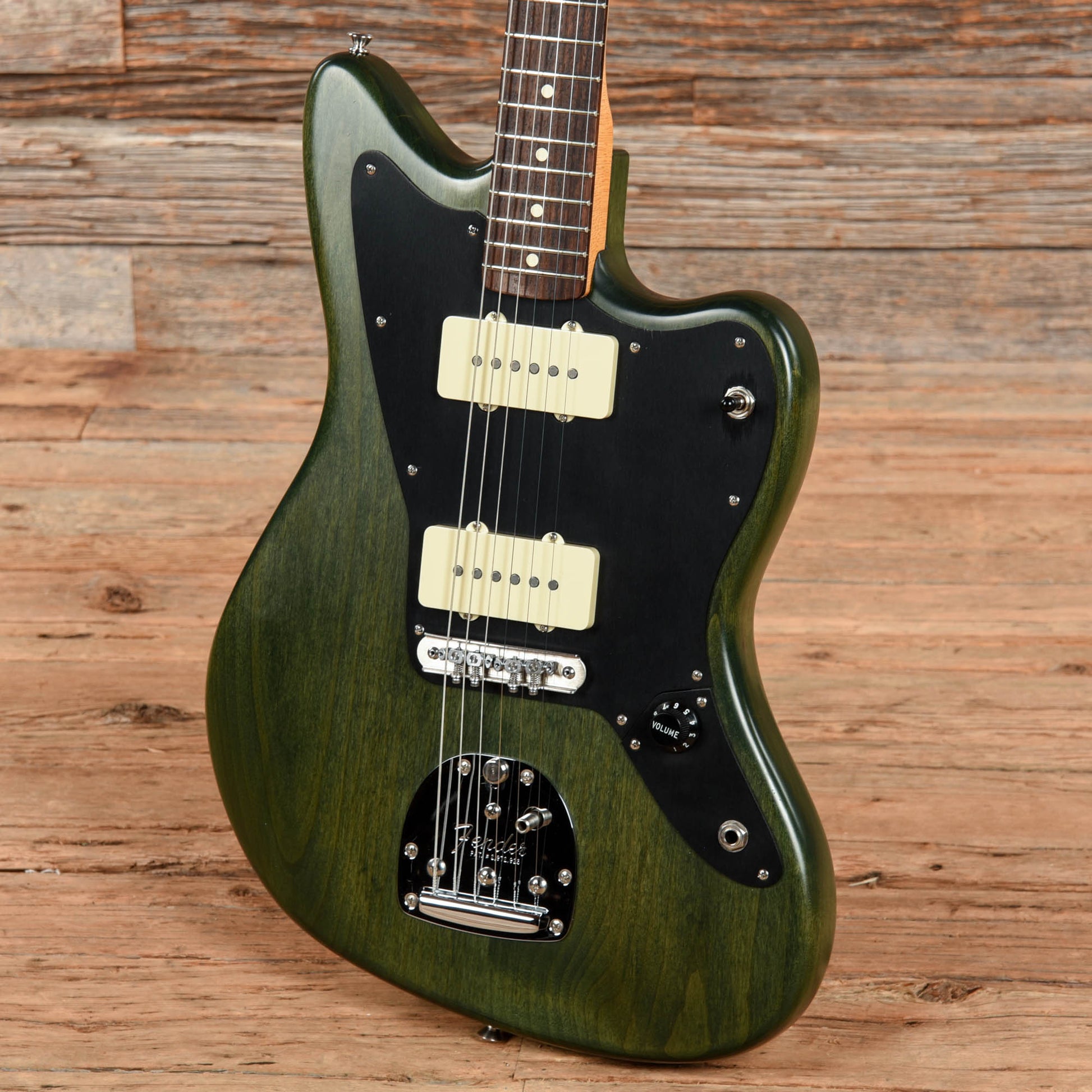Fender Thurston Moore Signature Jazzmaster Forest Green Transparent 2009 Electric Guitars / Solid Body