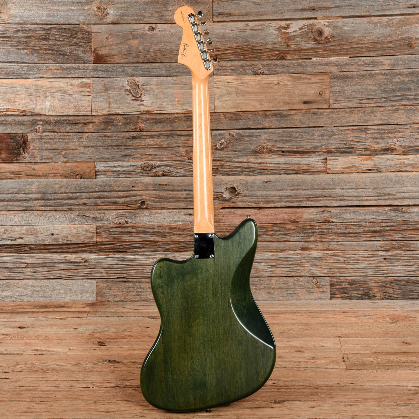 Fender Thurston Moore Signature Jazzmaster Forest Green Transparent 2009 Electric Guitars / Solid Body