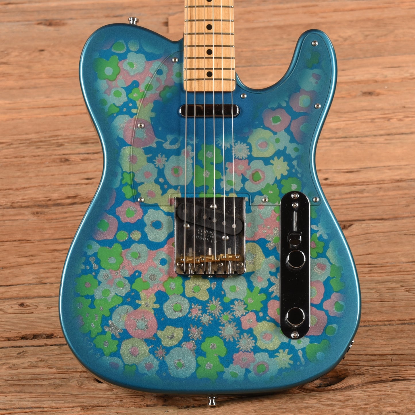 Fender TL-69 Telecaster Reissue MIJ Blue Flower 2002 Electric Guitars / Solid Body