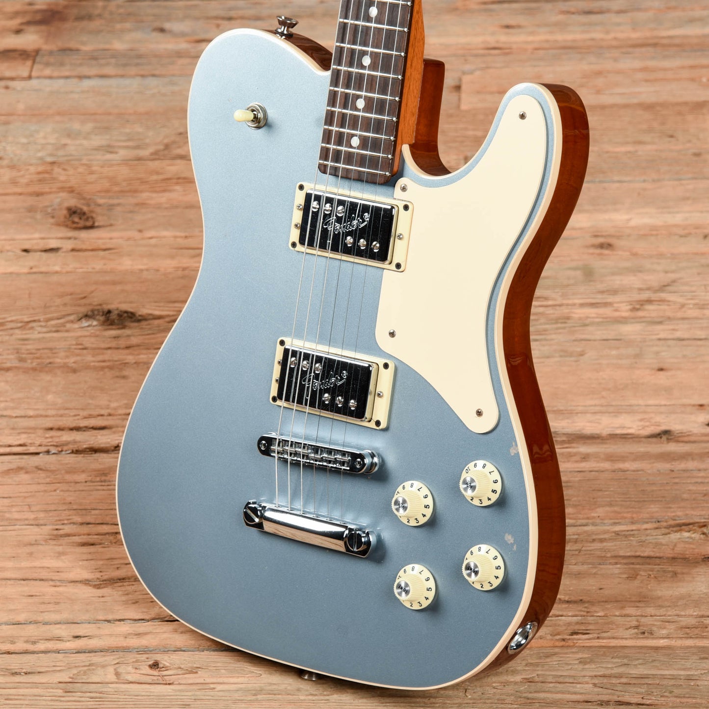 Fender Troublemaker Telecaster Deluxe Blue Sparkle 2018 Electric Guitars / Solid Body