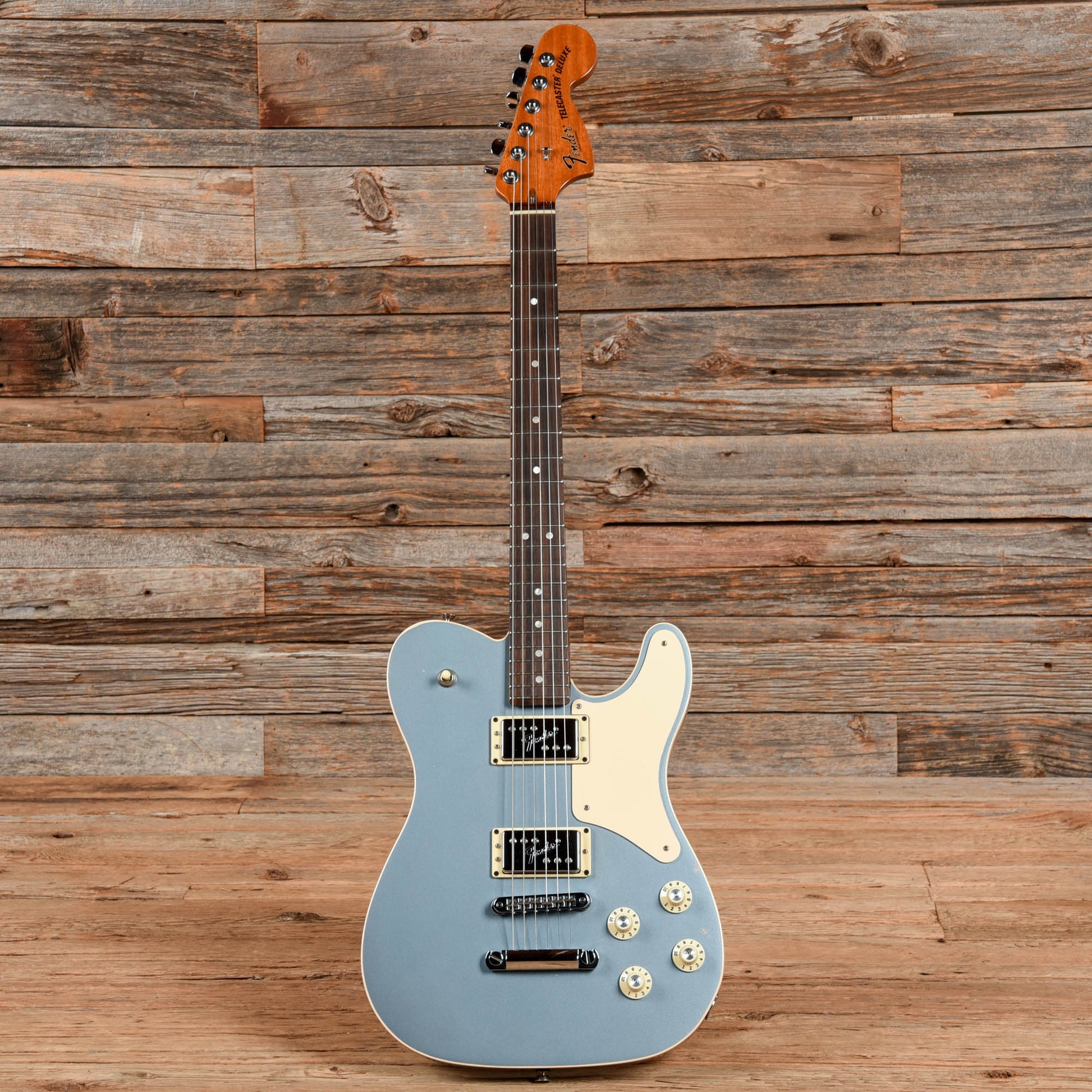 Fender Troublemaker Telecaster Deluxe Blue Sparkle 2018 Electric Guitars / Solid Body