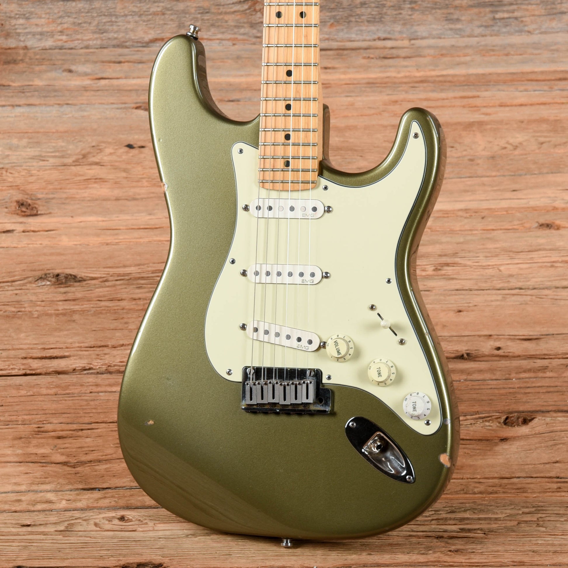Fender U.S. Lone Star Stratocaster Pewter Green 1996 Electric Guitars / Solid Body