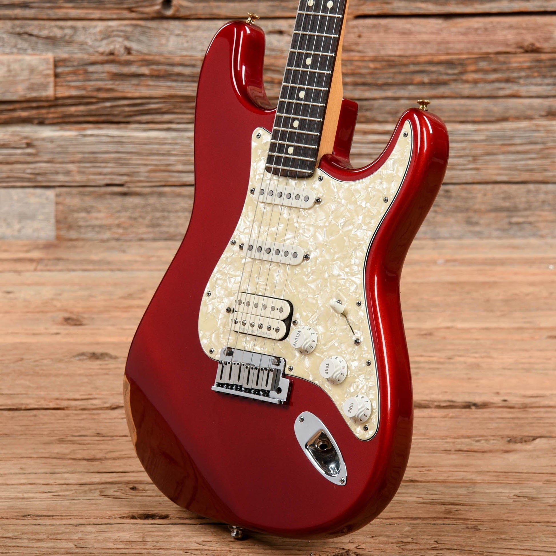Fender US Lone Star Stratocaster HSS Candy Apple Red 1997 Electric Guitars / Solid Body
