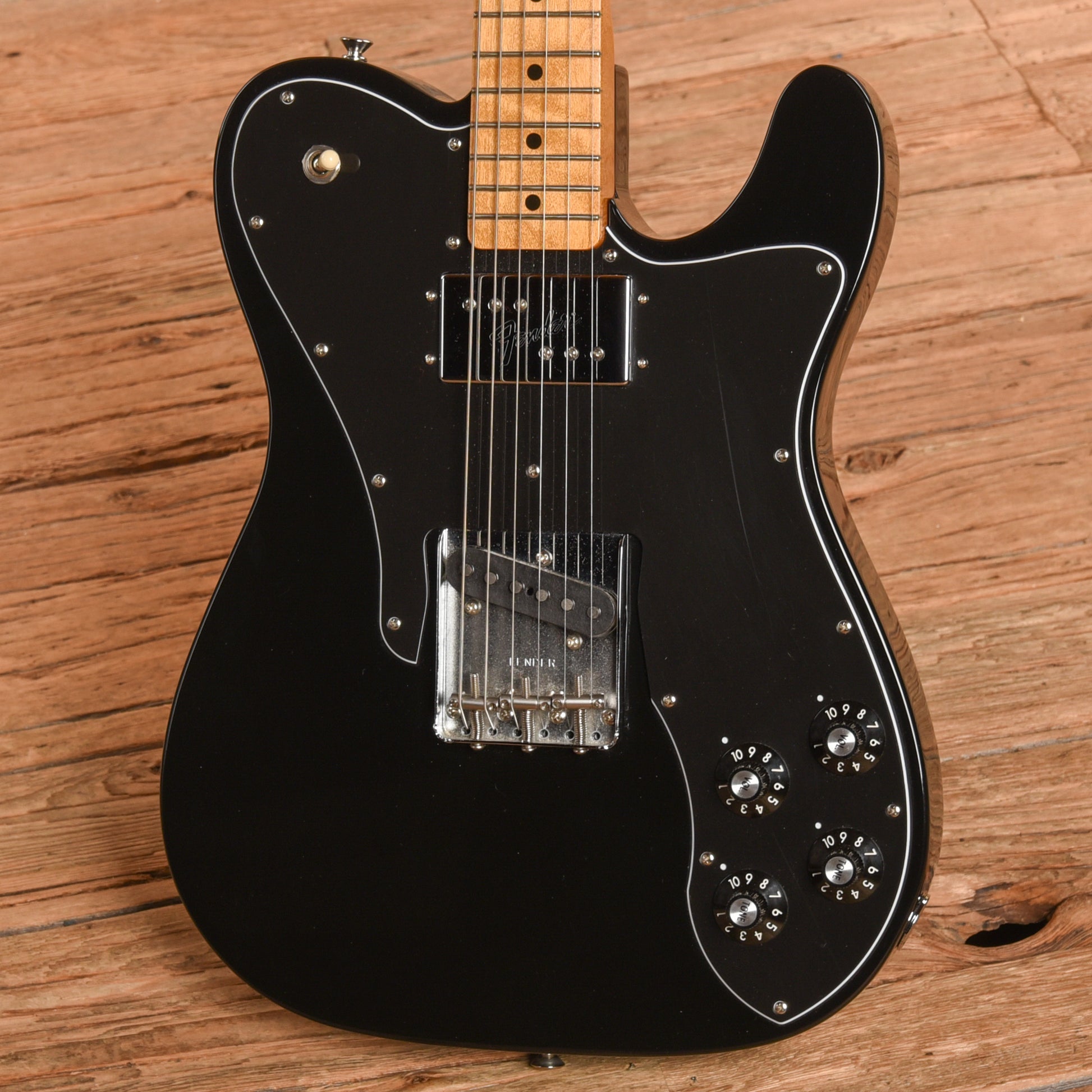Fender Vintera '70s Telecaster Custom Black 2022 Electric Guitars / Solid Body
