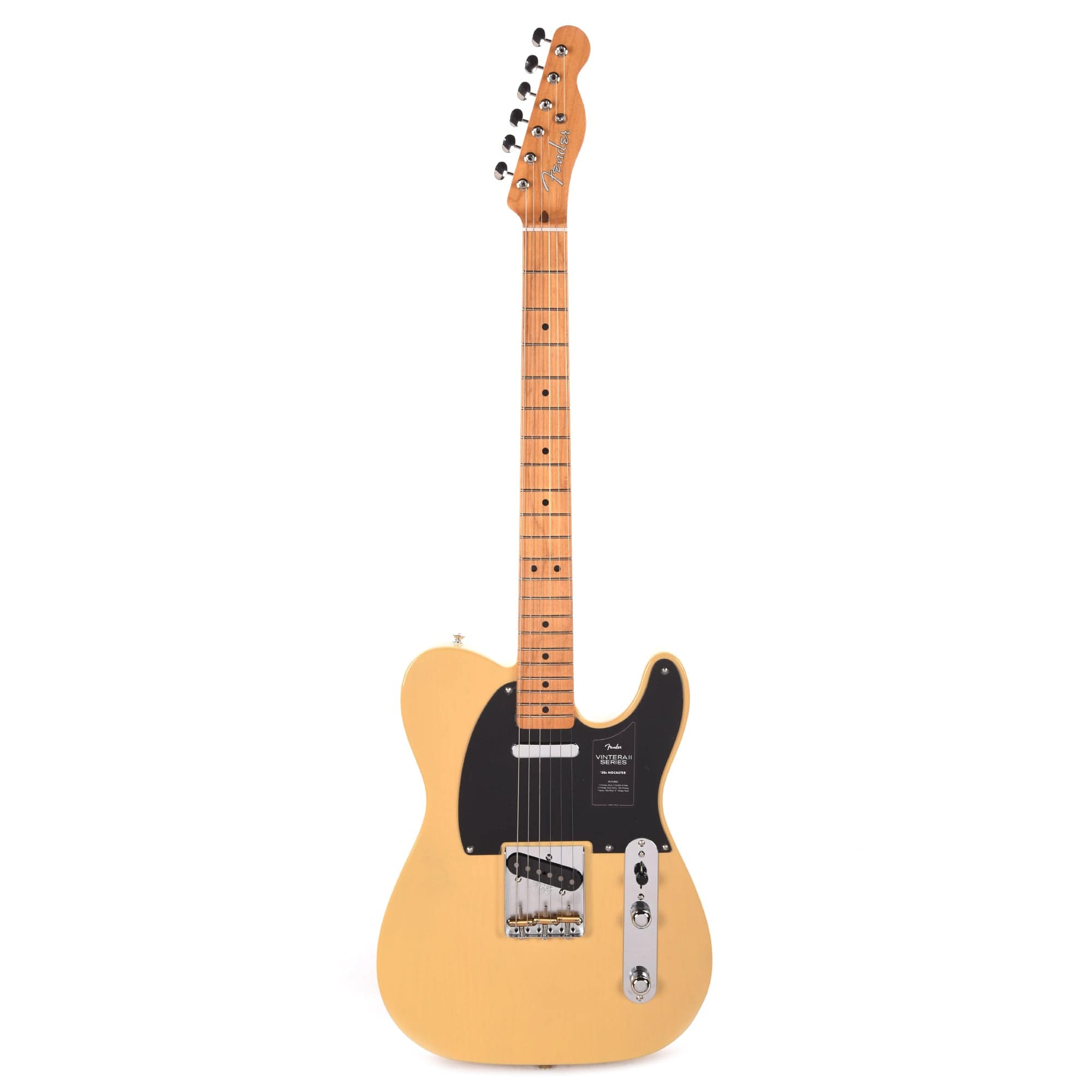 Fender Vintera II 50s Nocaster Blackguard Blonde Electric Guitars / Solid Body