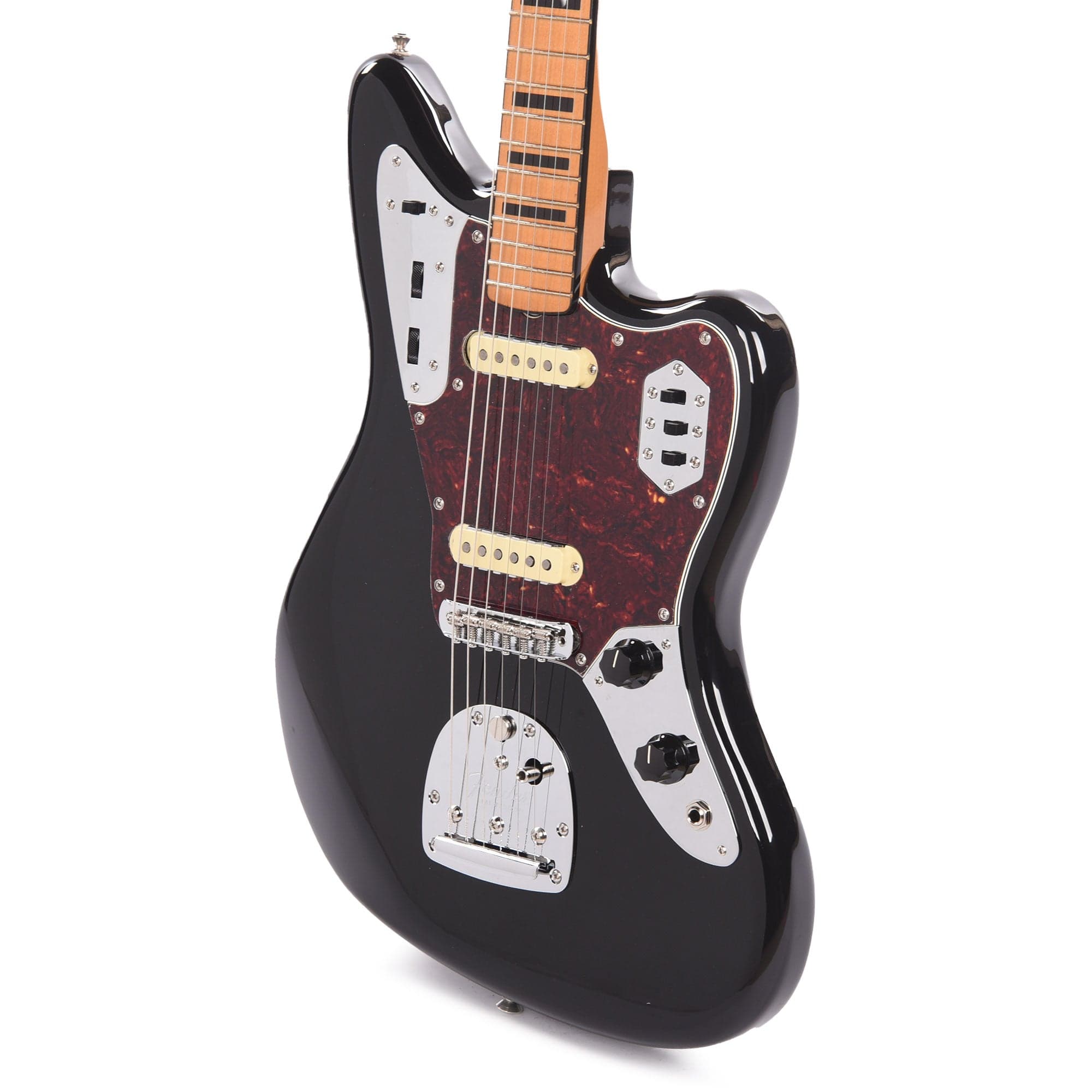 Fender Vintera II 70s Jaguar Black Electric Guitars / Solid Body