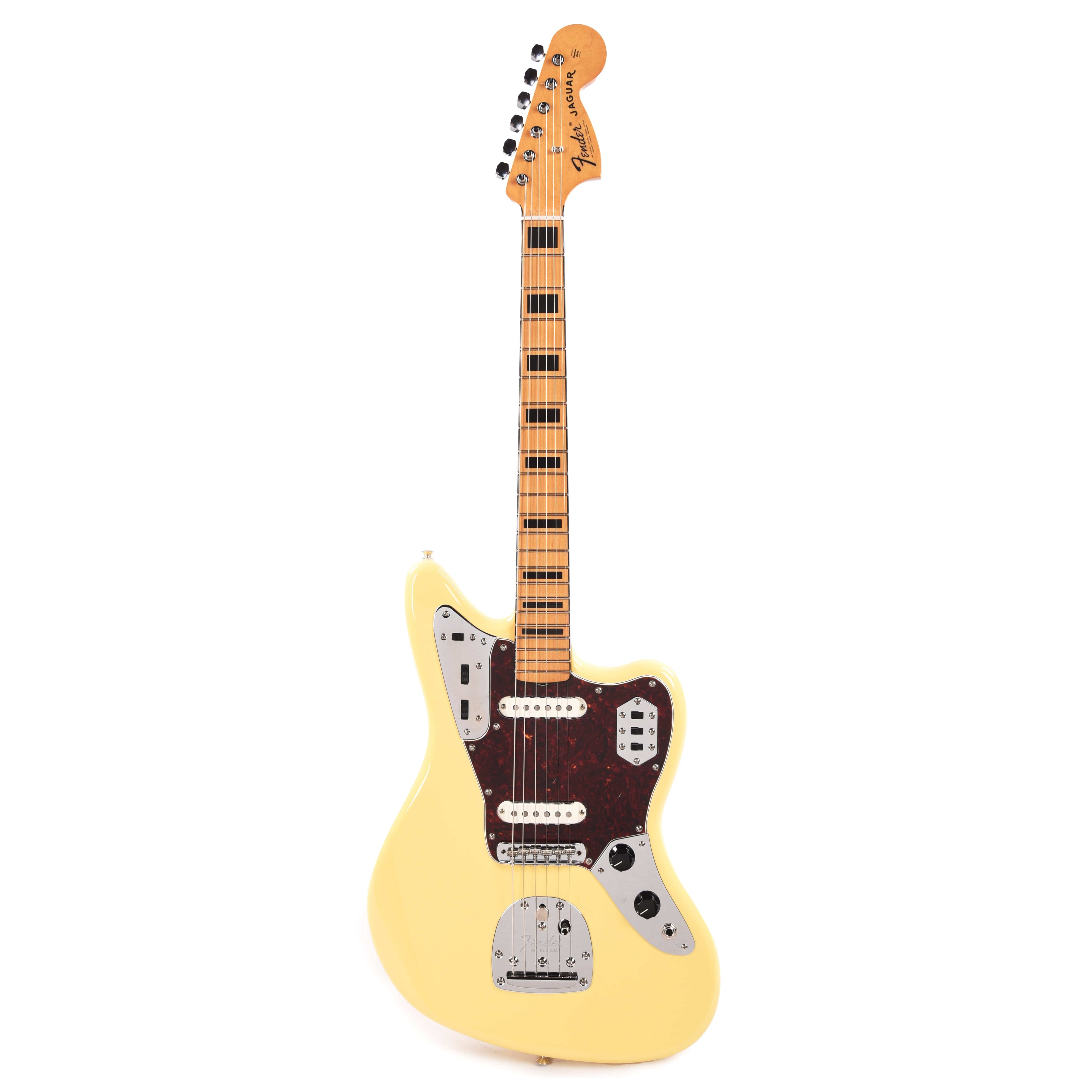Fender Vintera II 70s Jaguar Vintage White Electric Guitars / Solid Body