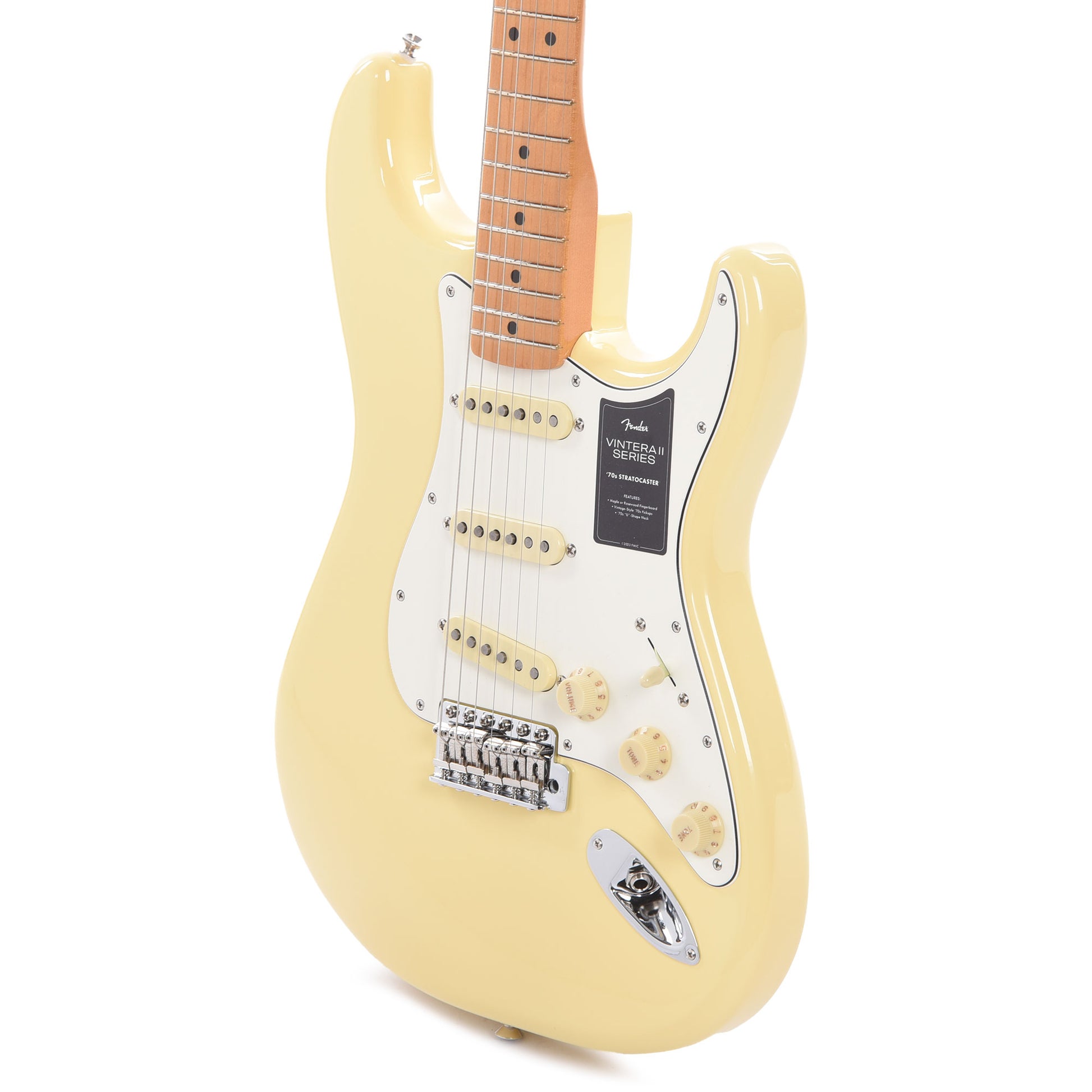 Fender Vintera II 70s Stratocaster Vintage White Electric Guitars / Solid Body