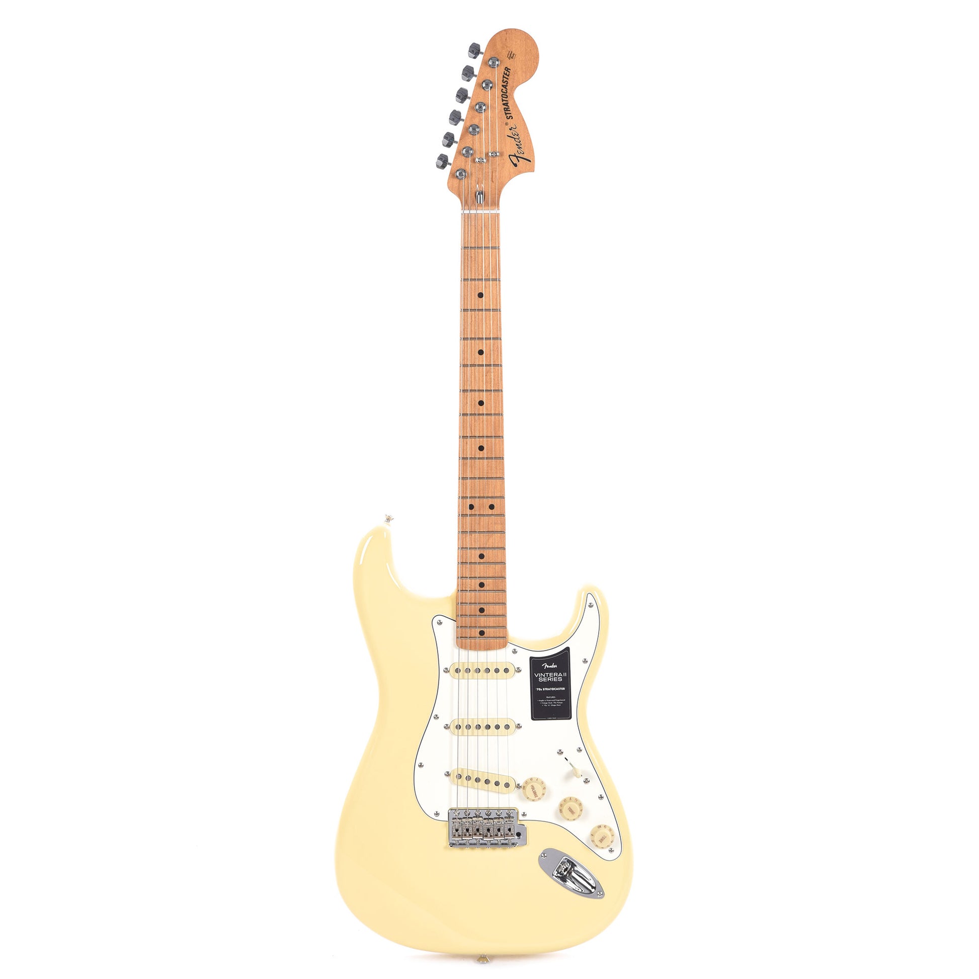 Fender Vintera II 70s Stratocaster Vintage White Electric Guitars / Solid Body