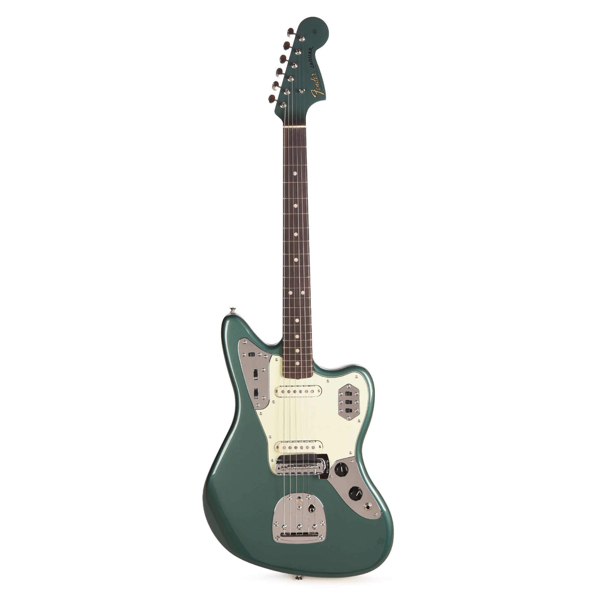 Fender Vintera III Mid '60s Jaguar Sherwood Green Metallic Electric Guitars / Solid Body