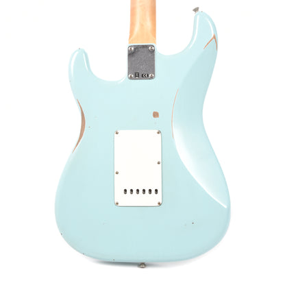 Fender Vintera Road Worn '60s Stratocaster Daphne Blue w/Pure Vintage '59 Pickups Electric Guitars / Solid Body