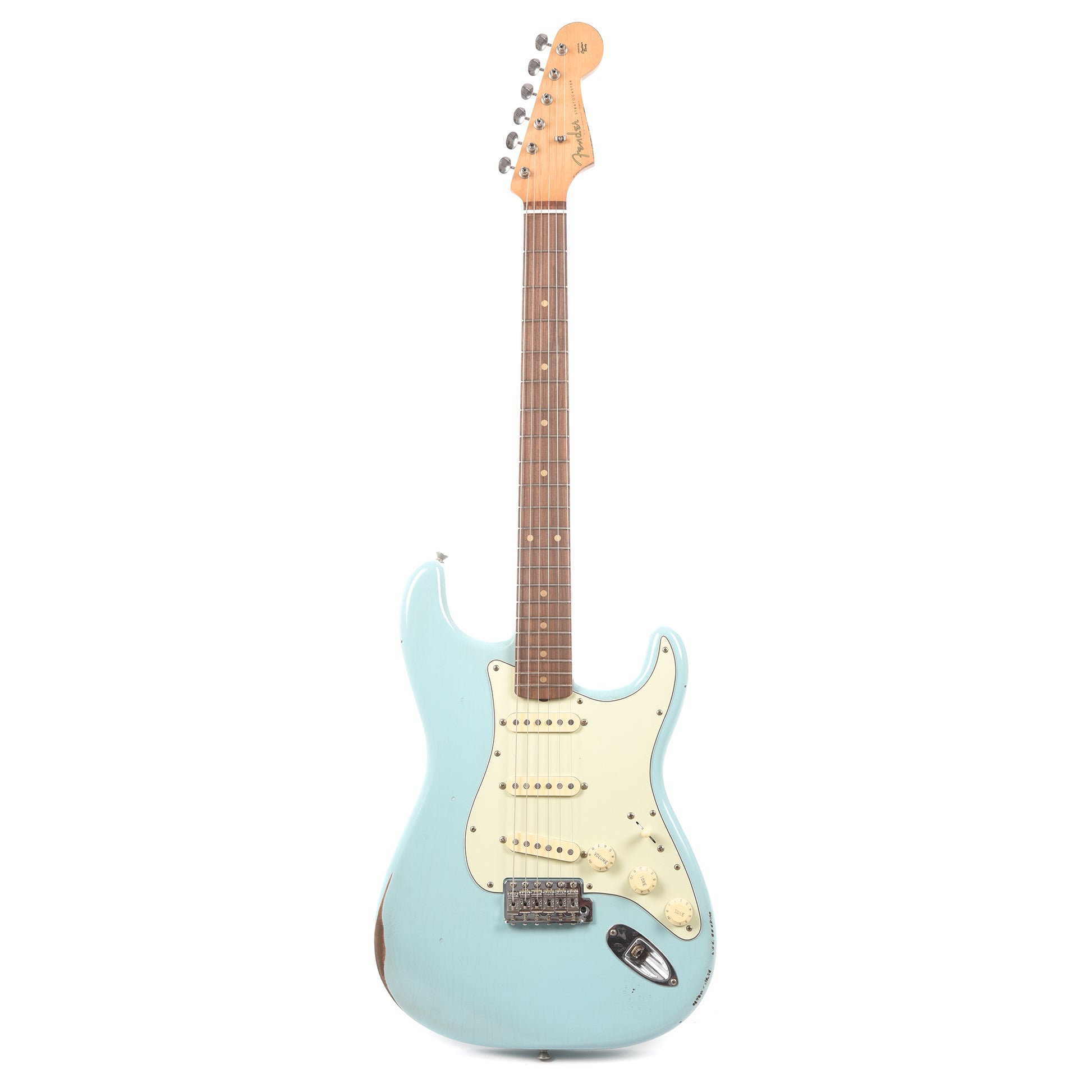 Fender Vintera Road Worn '60s Stratocaster Daphne Blue w/Pure Vintage '59 Pickups Electric Guitars / Solid Body