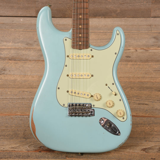 Fender Vintera Road Worn '60s Stratocaster Daphne Blue w/Pure Vintage '59 Pickups Electric Guitars / Solid Body