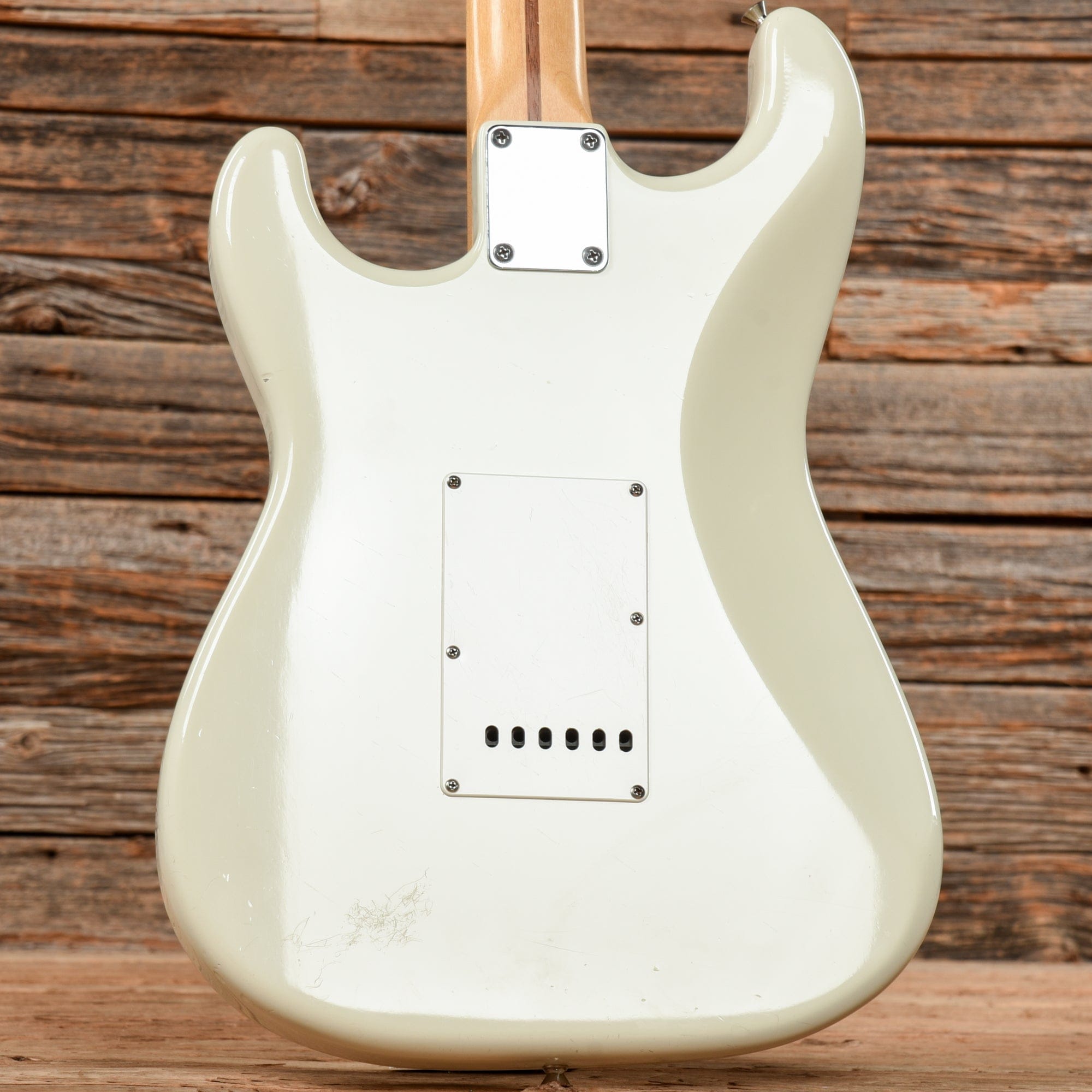 Fender Wayne's World Squier Strat White Electric Guitars / Solid Body