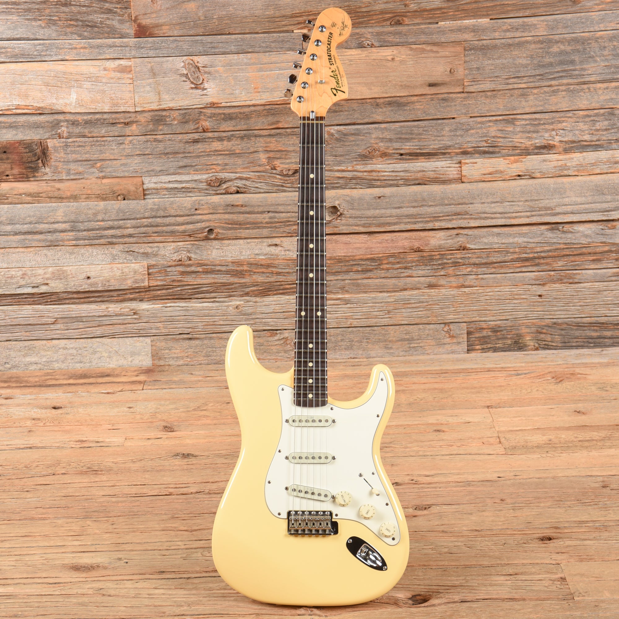 Fender Yngwie Malmsteen Signature Stratocaster Vintage White 2011 Electric Guitars / Solid Body