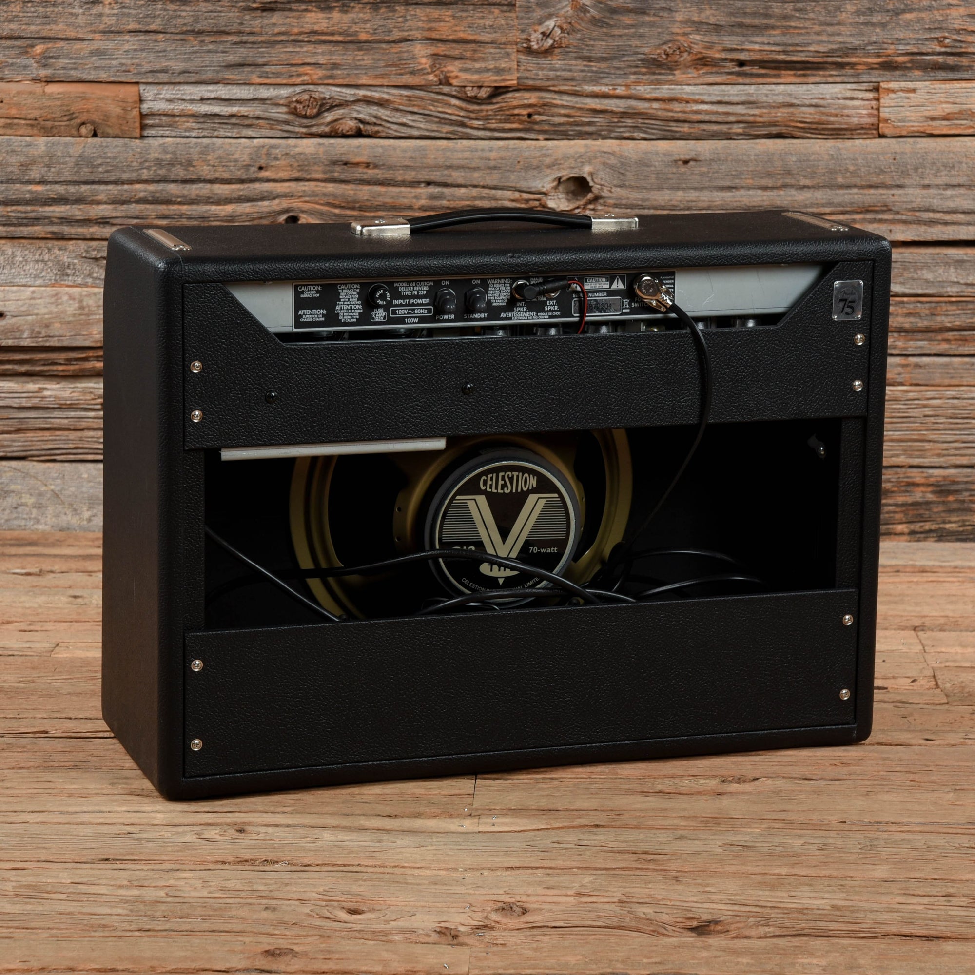 Deluxe Reverb 68 Fender 68 Custom Deluxe Reverb 2-Channel 22-Watt Guitar Combo Amp ...
