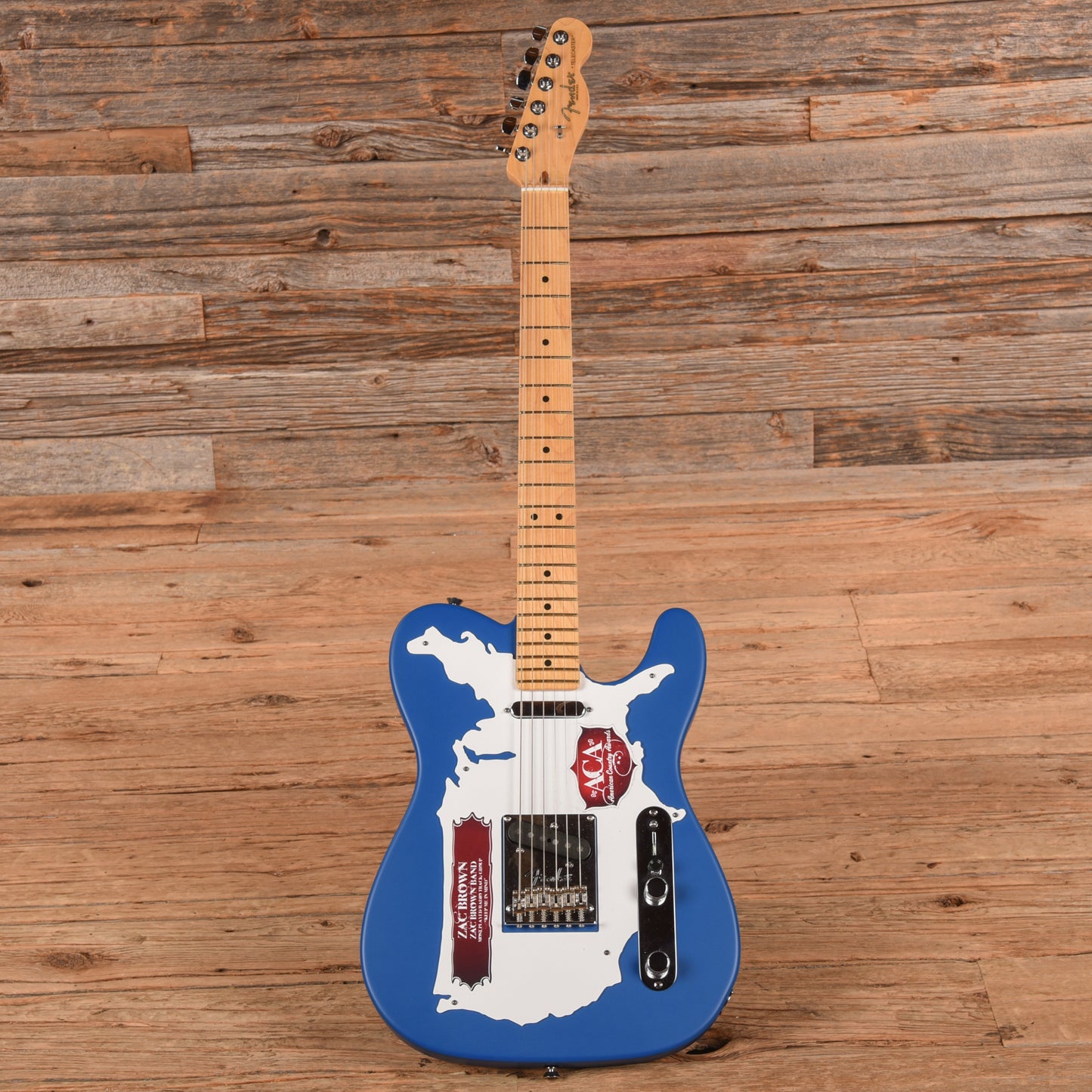 Fender American Country Awards Telecaster Blue 2012 - Zac Brown