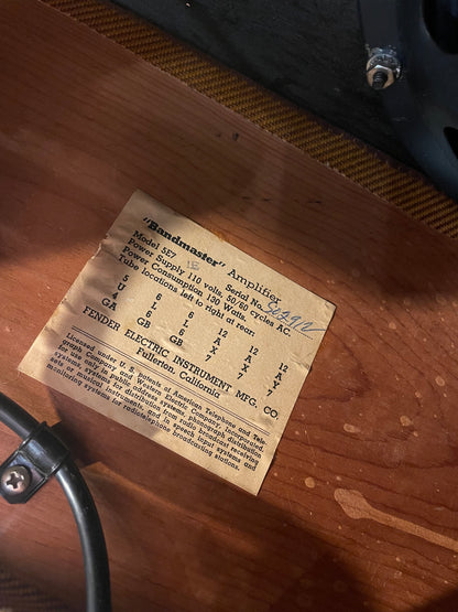 Fender Bandmaster Tweed Tweed 1959