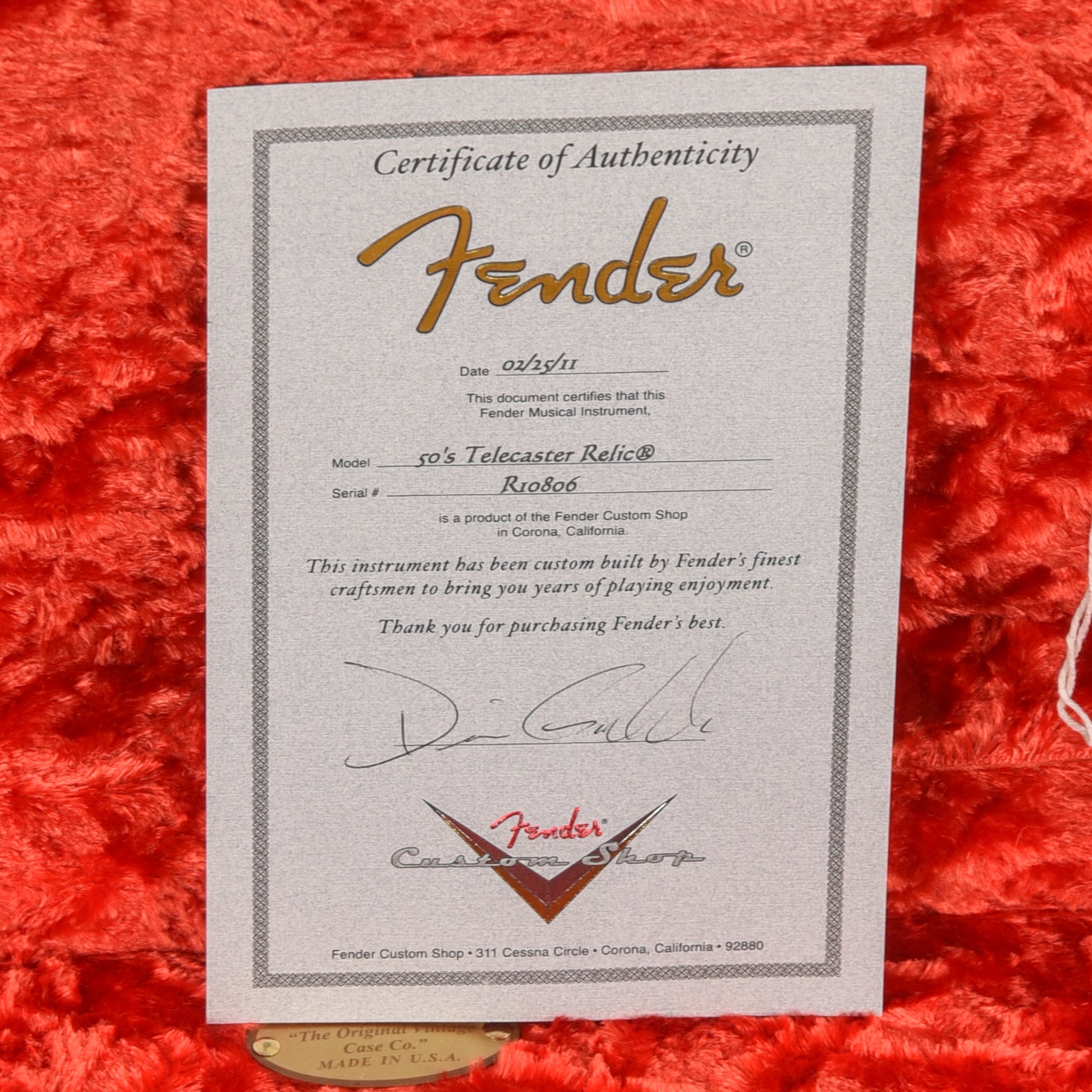 Fender Custom Shop Telecaster  2011