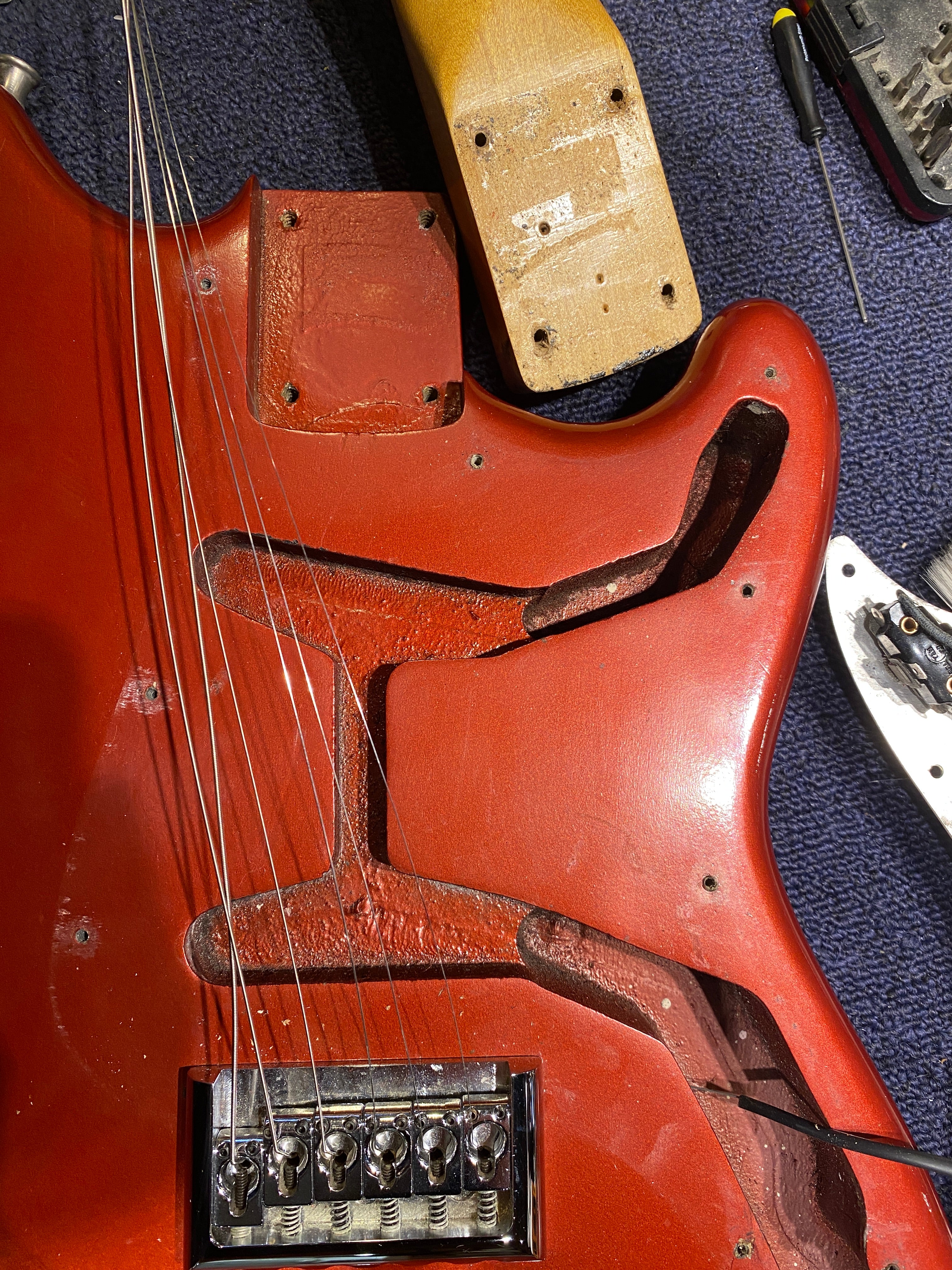 Fender Music Master Candy Apple Red 1959