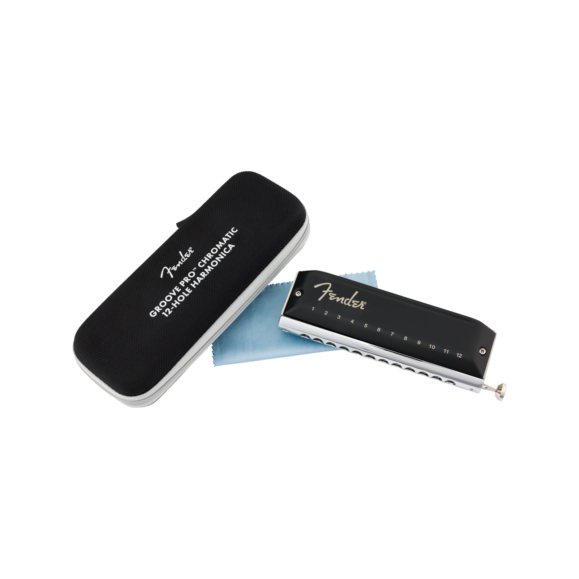Fender Groove Pro Chromatic 12-Hole Harmonica Key of C Folk Instruments / Harmonicas