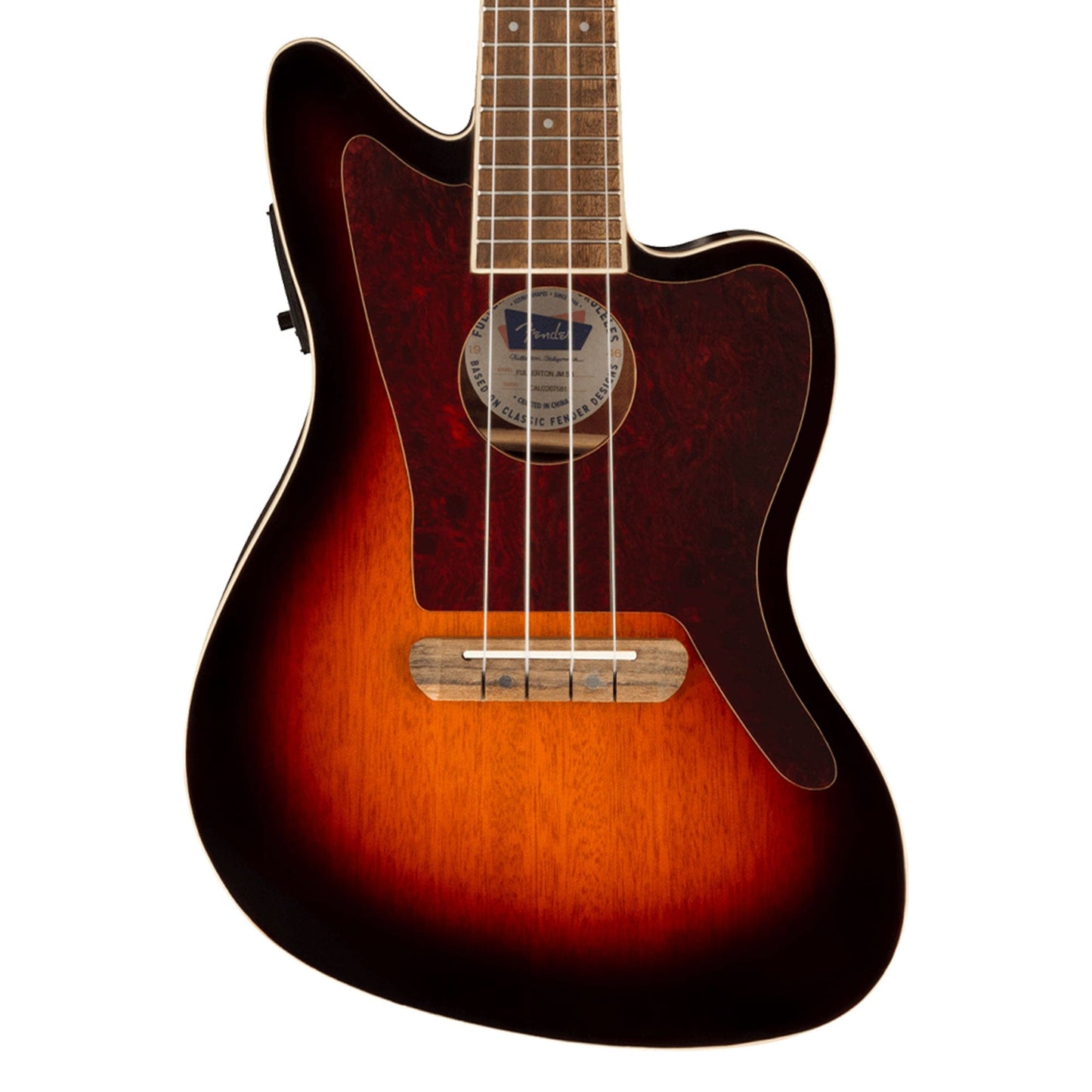 Fender Fullerton Jazzmaster Ukulele 3-Color Sunburst Folk Instruments / Ukuleles