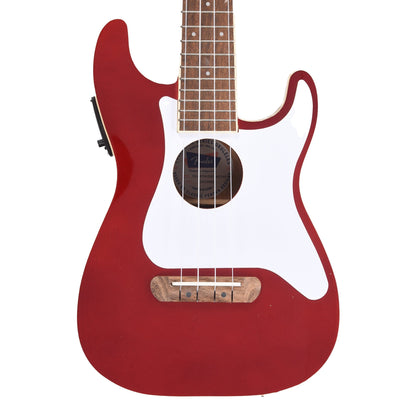 Fender Fullerton Stratocaster Ukulele Candy Apple Red Folk Instruments / Ukuleles