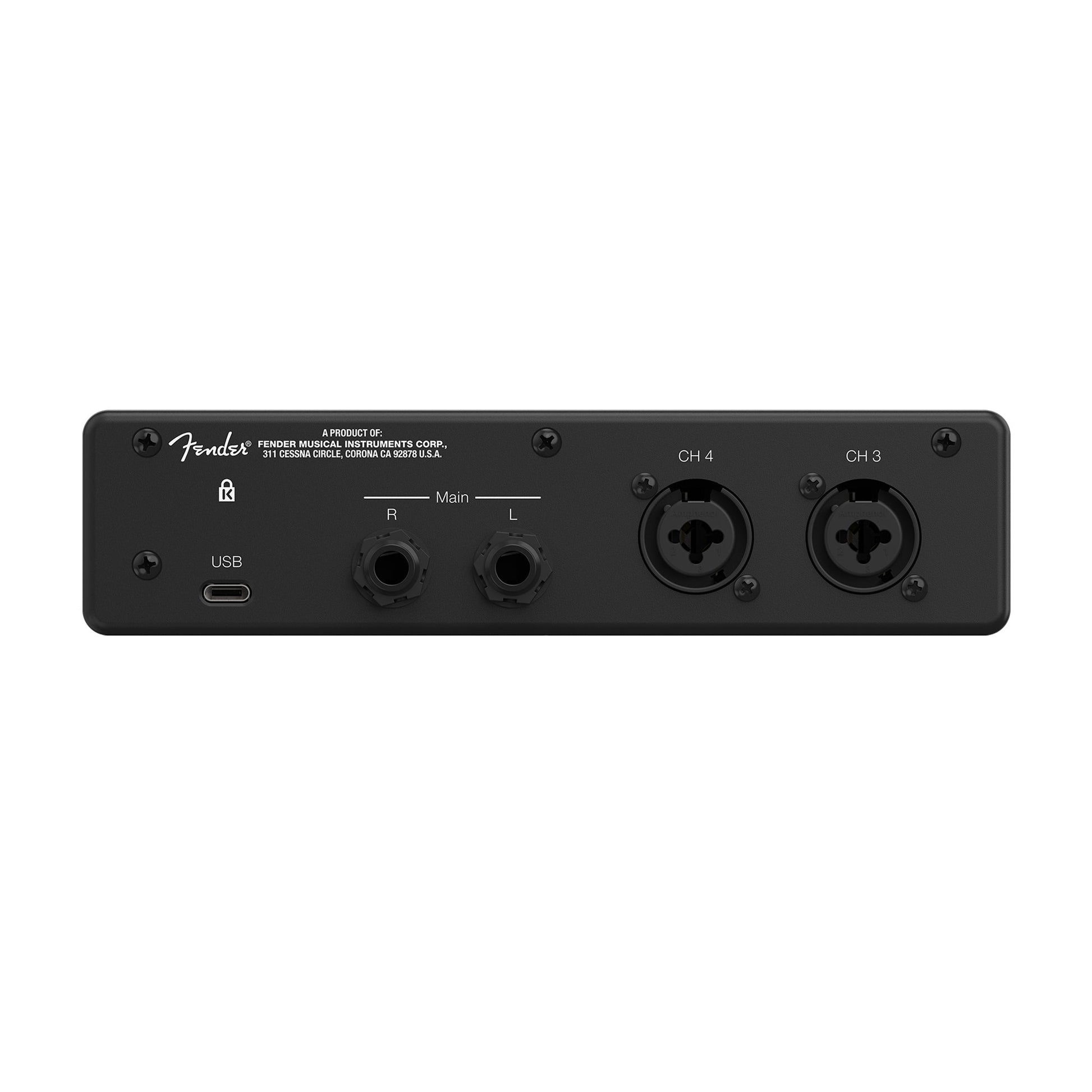 Fender Quantum LT 2 2x2 USB-C Audio Interface Interfaces