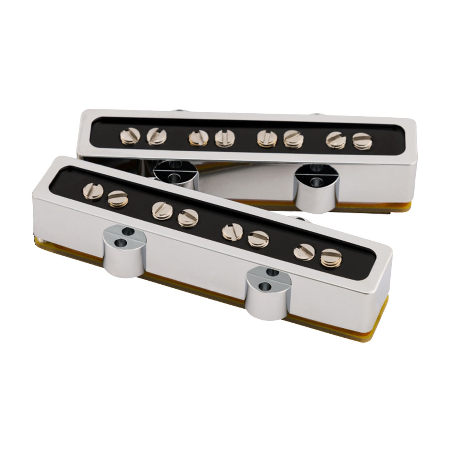 Fender Cobalt Chrome Jazz Bass Pickup Set Parts / Guitar Pickups