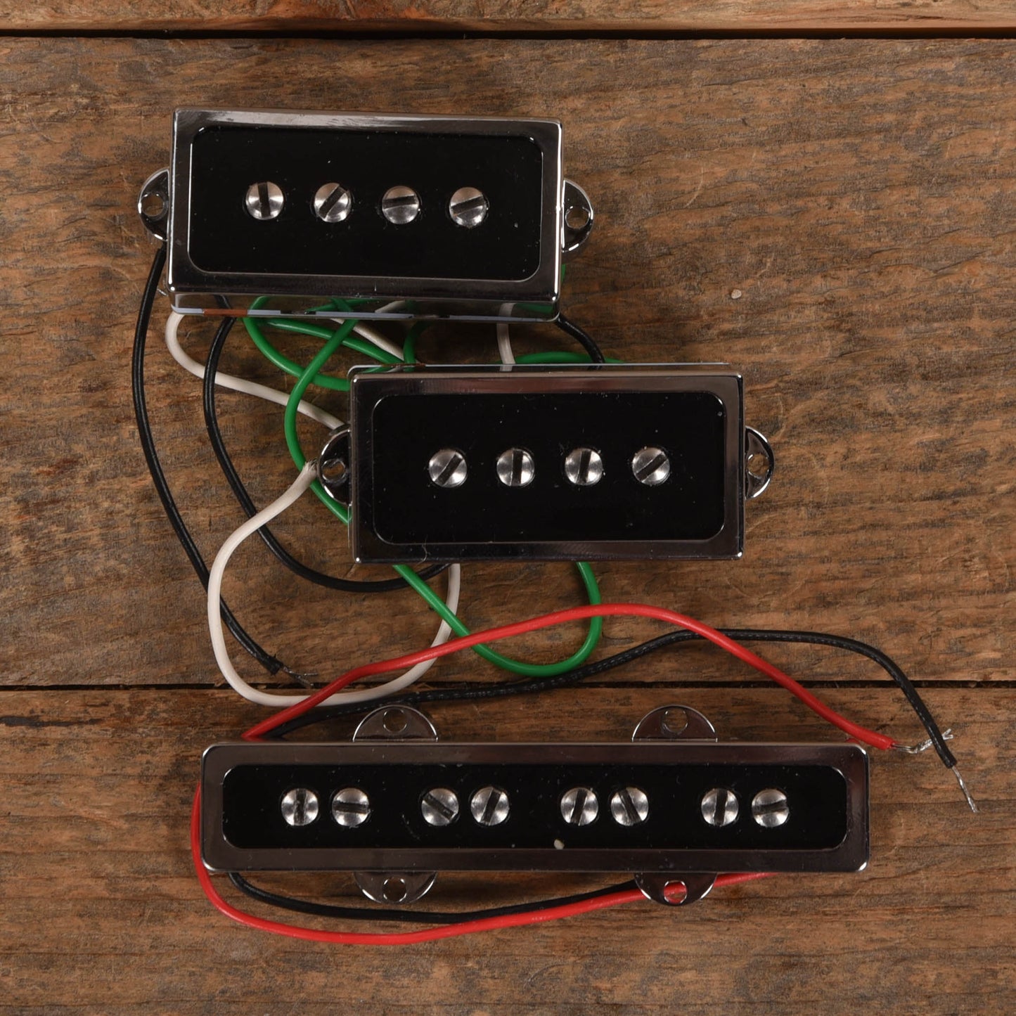 Fender Cobalt Chrome P/J Bass Pickup Set Parts / Guitar Pickups