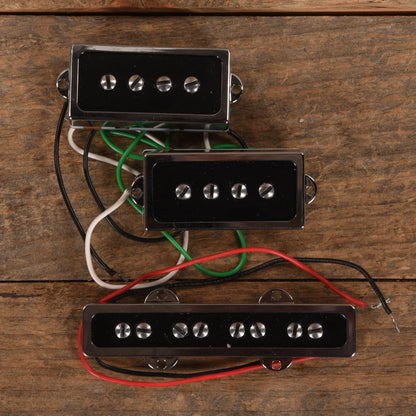 Fender Cobalt Chrome P/J Bass Pickup Set Parts / Guitar Pickups