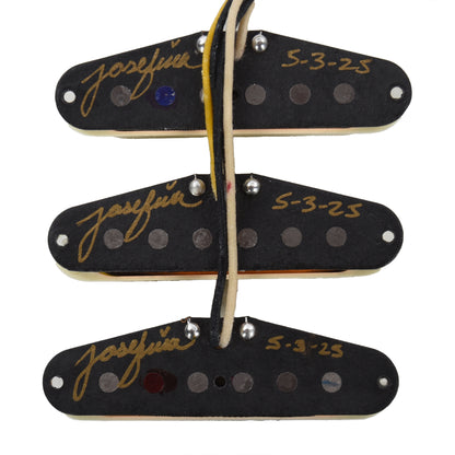 Fender Custom Shop Josefina Hand-Wound Dual-Mag II Stratocaster Pickup Set Aged White Parts / Guitar Pickups