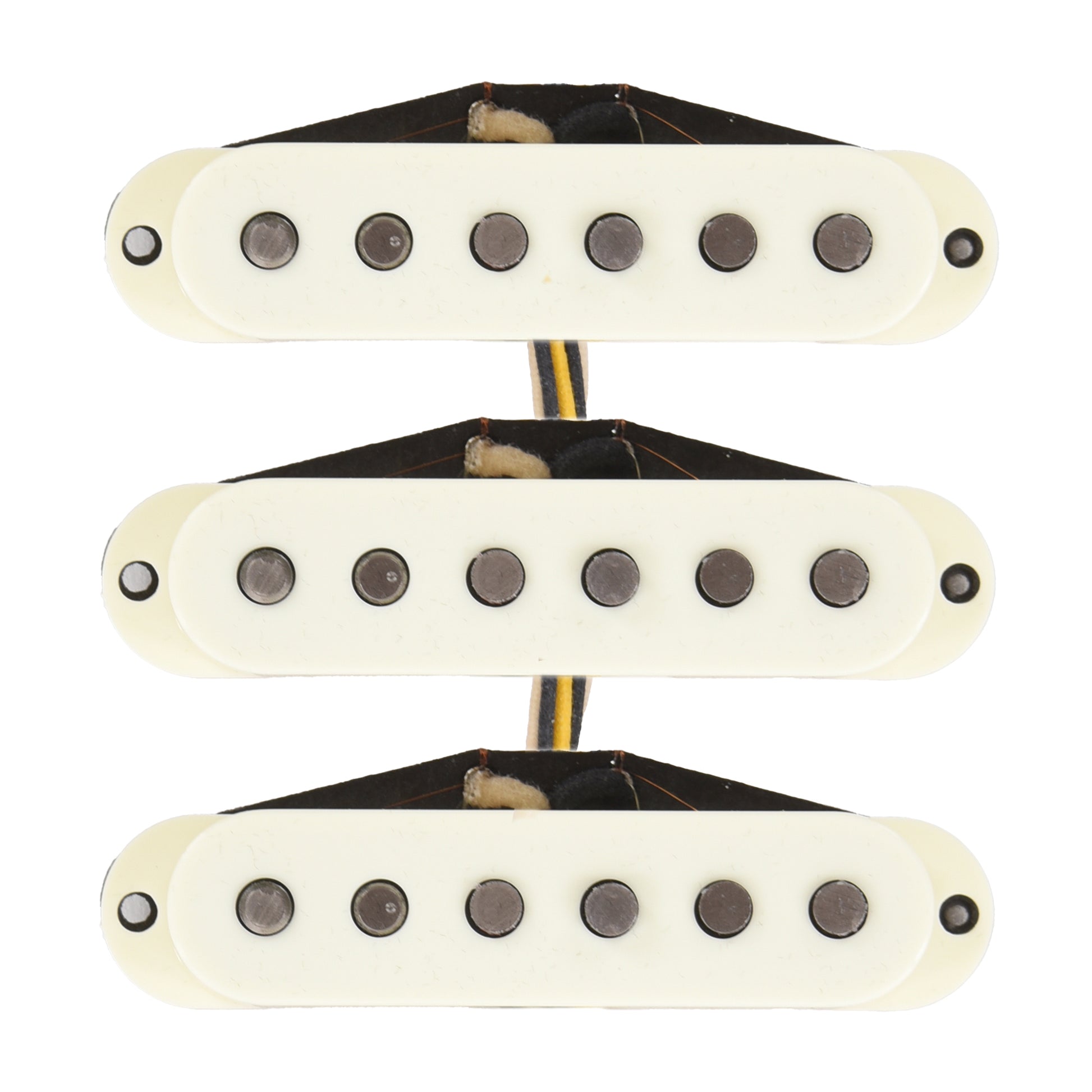 Fender Custom Shop Josefina Hand-Wound Dual-Mag II Stratocaster Pickup Set Aged White Parts / Guitar Pickups