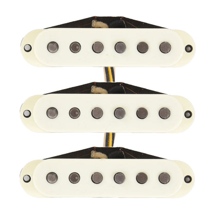 Fender Custom Shop Josefina Hand-Wound Dual-Mag II Stratocaster Pickup Set Aged White Parts / Guitar Pickups
