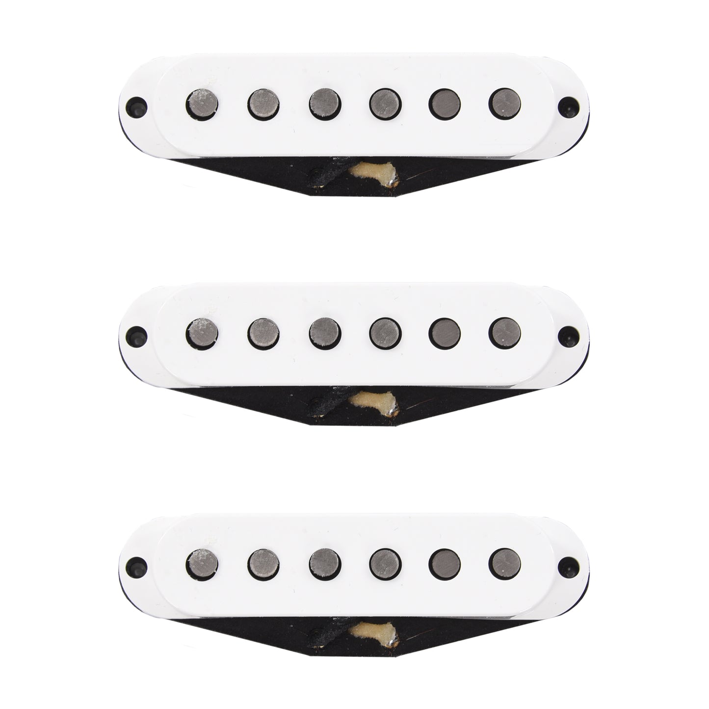 Fender Custom Shop Texas Special Strat Pickup Set White Parts / Guitar Pickups