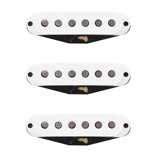 Fender Custom Shop Texas Special Strat Pickup Set White Parts / Guitar Pickups