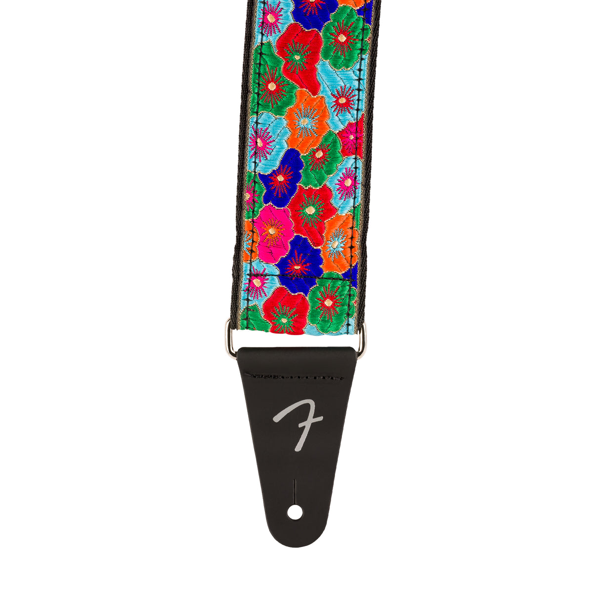 Fender Wild Bloom Guitar Strap Blue 2" Straps
