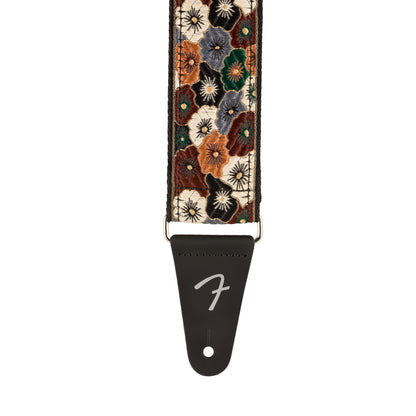 Fender Wild Bloom Guitar Strap Brown 2" Straps