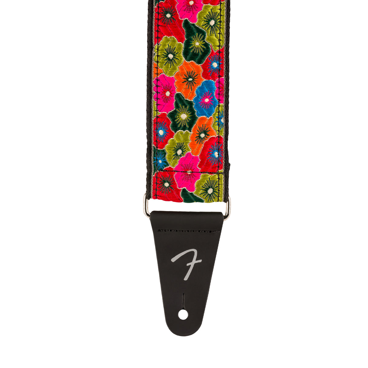 Fender Wild Bloom Guitar Strap Green 2" Straps