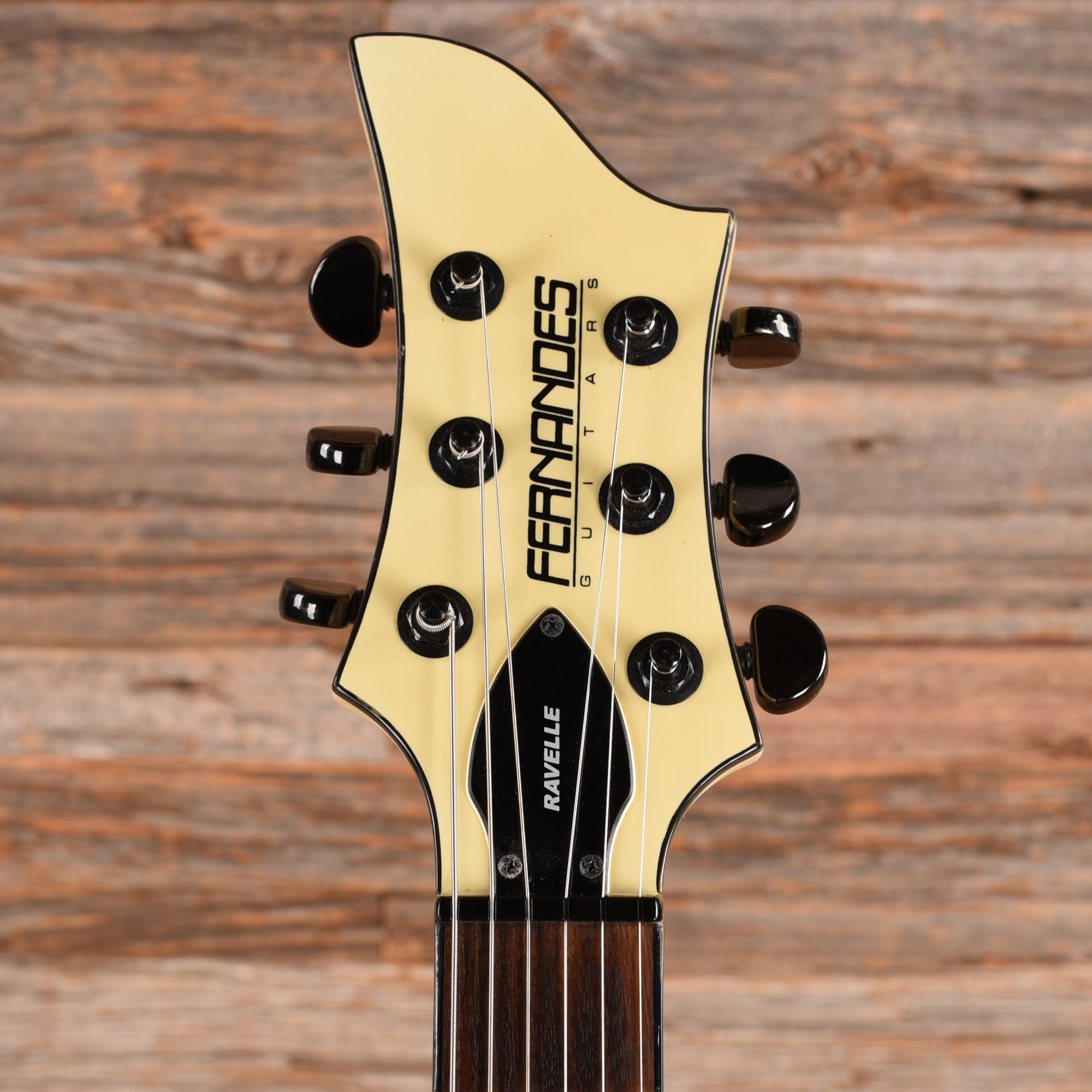 Fernandes Ravelle Deluxe White Electric Guitars
